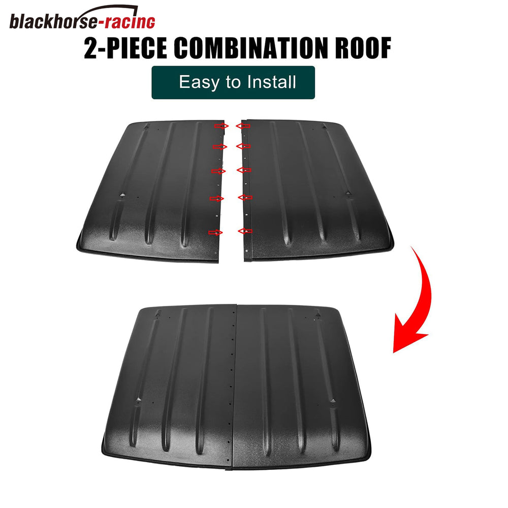 
                  
                    Hard Top Roof Black Compatible with 2005-2022 Kawasaki Mule 600 / 610 SX 4X4# KAF600-005B ,2-piece Combination Roof
                  
                
