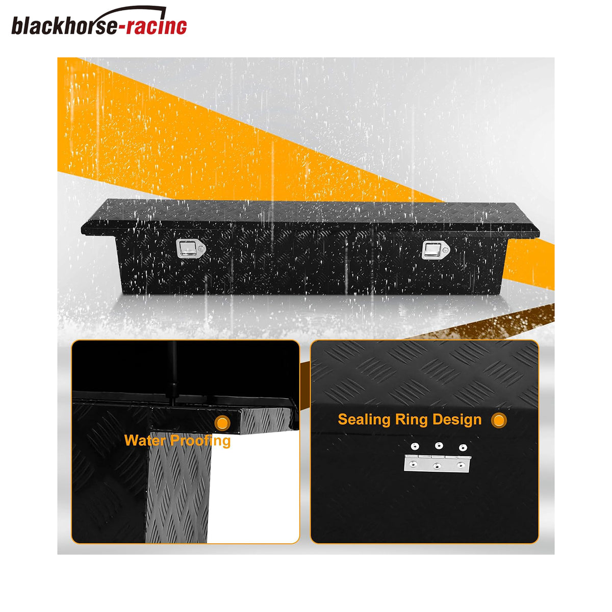 
                  
                    Cross Tool Box – Depth: 33 cm × Height: 30.48 cm × Length: 175.32 cm; Aluminum, Lockable
                  
                