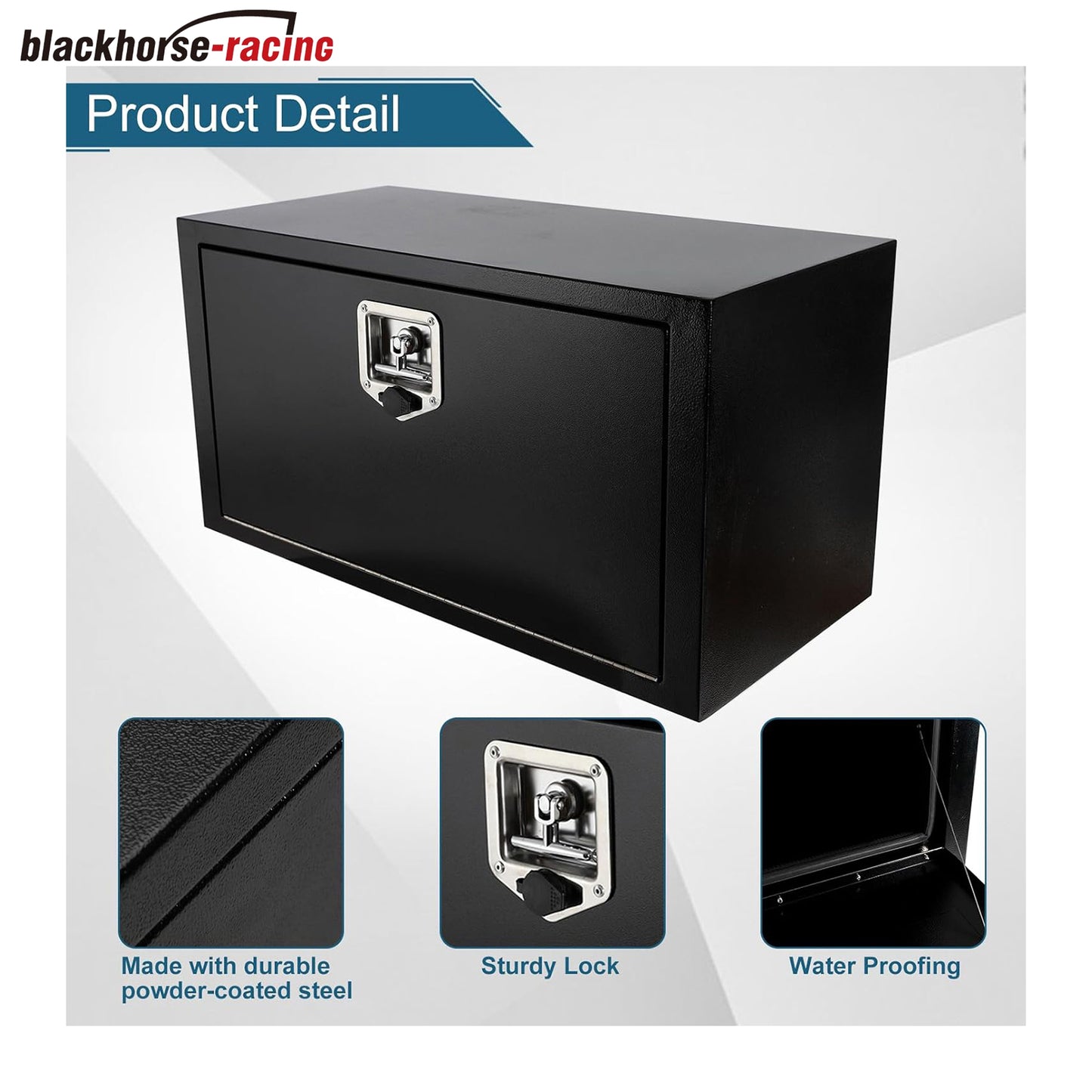 
                  
                    30"X14"X16" Underbody Utility Tool Box Truck Box Black Heavy Duty Steel Trailer Box Pick Up Truck Tool Box Storage Organizer w/Lock & Keys
                  
                