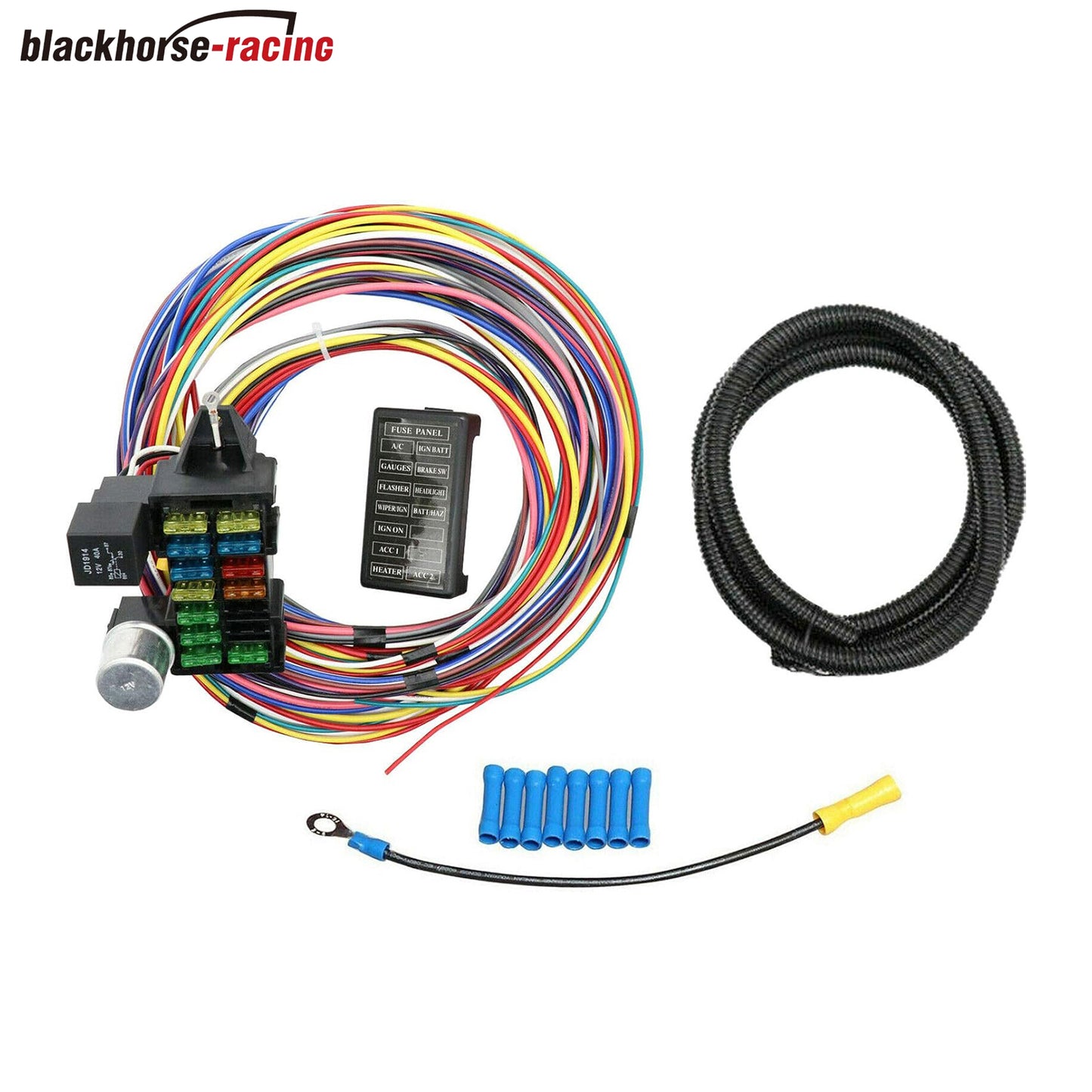 
                  
                    Universal 12 Circuit Wiring Wires Harness Fit for Muscle Car Hot Rod Street Rod XL Wires
                  
                