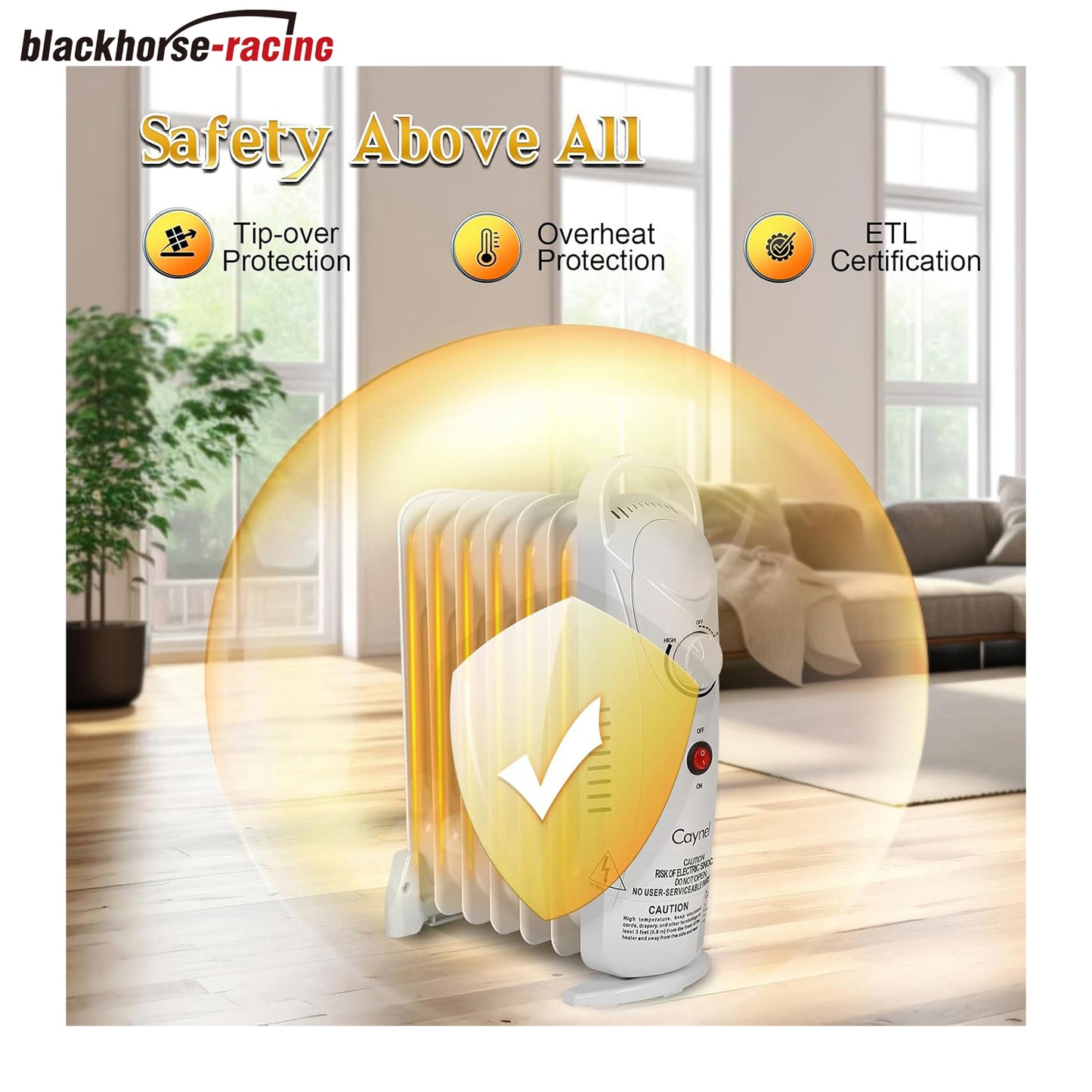 
                  
                    7-Fin Electric Indoor Space Heater, Quiet Portable Room Heat with Thermostat, Energy Saving, Full Room Heater with Safety Features, Fast Heating, White
                  
                