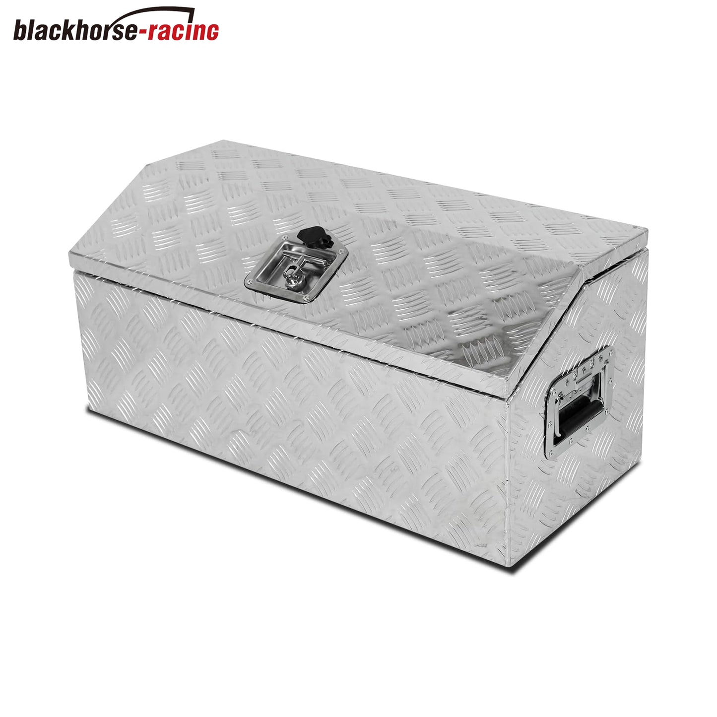 
                  
                    30-inch (approximately 76.2 cm) heavy-duty aluminum truck toolbox with dome lid, designed for retrieving RV trailers; the toolbox includes a lock and key; waterproof – Silver
                  
                