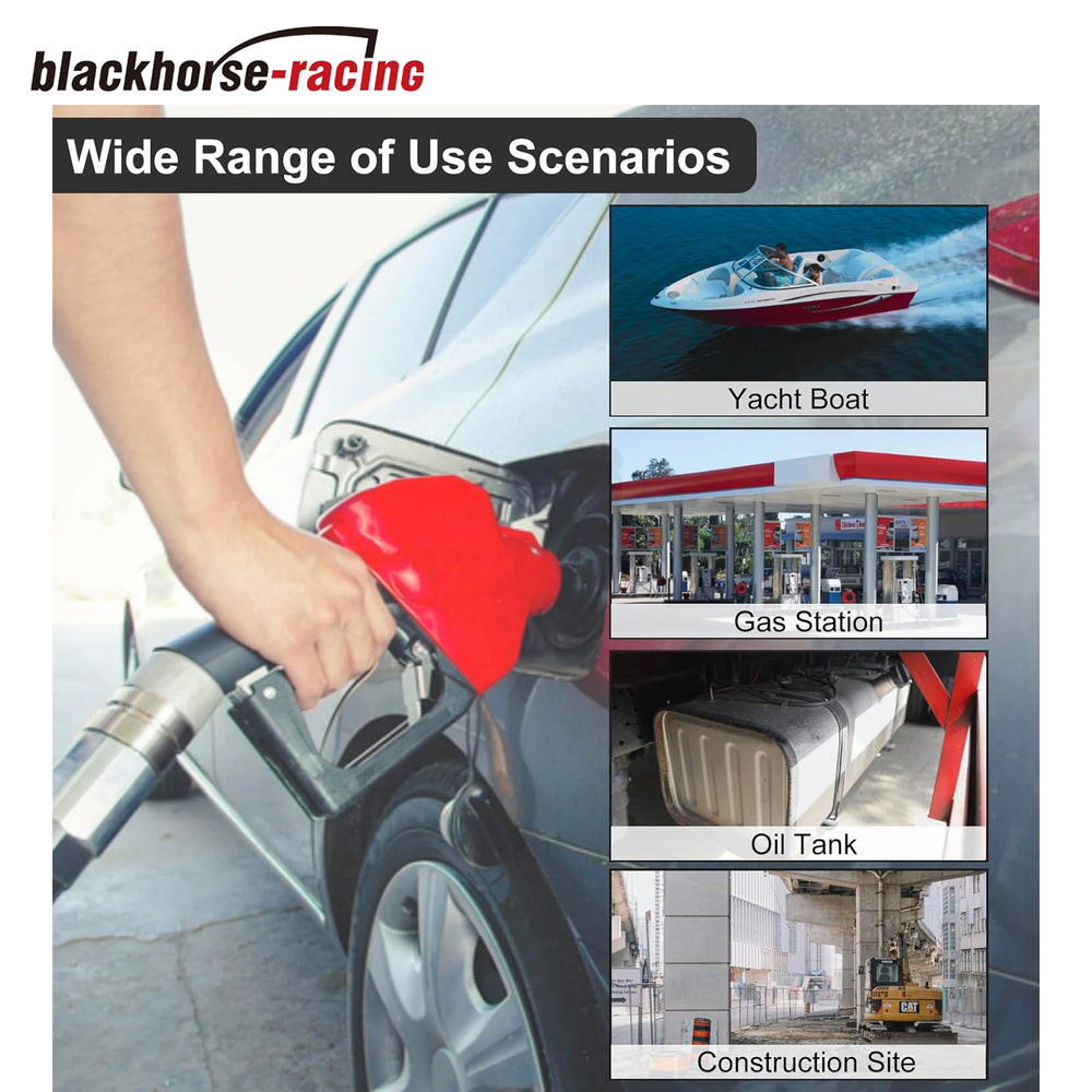
                  
                    3/4" NPT Auto Fuel Nozzle, Auto Shut Off Fuel Nozzle with 3-speed Padlock, Spout 15/16" for Gasoline, Diesel, Biodiesel and Kerosene, Red
                  
                