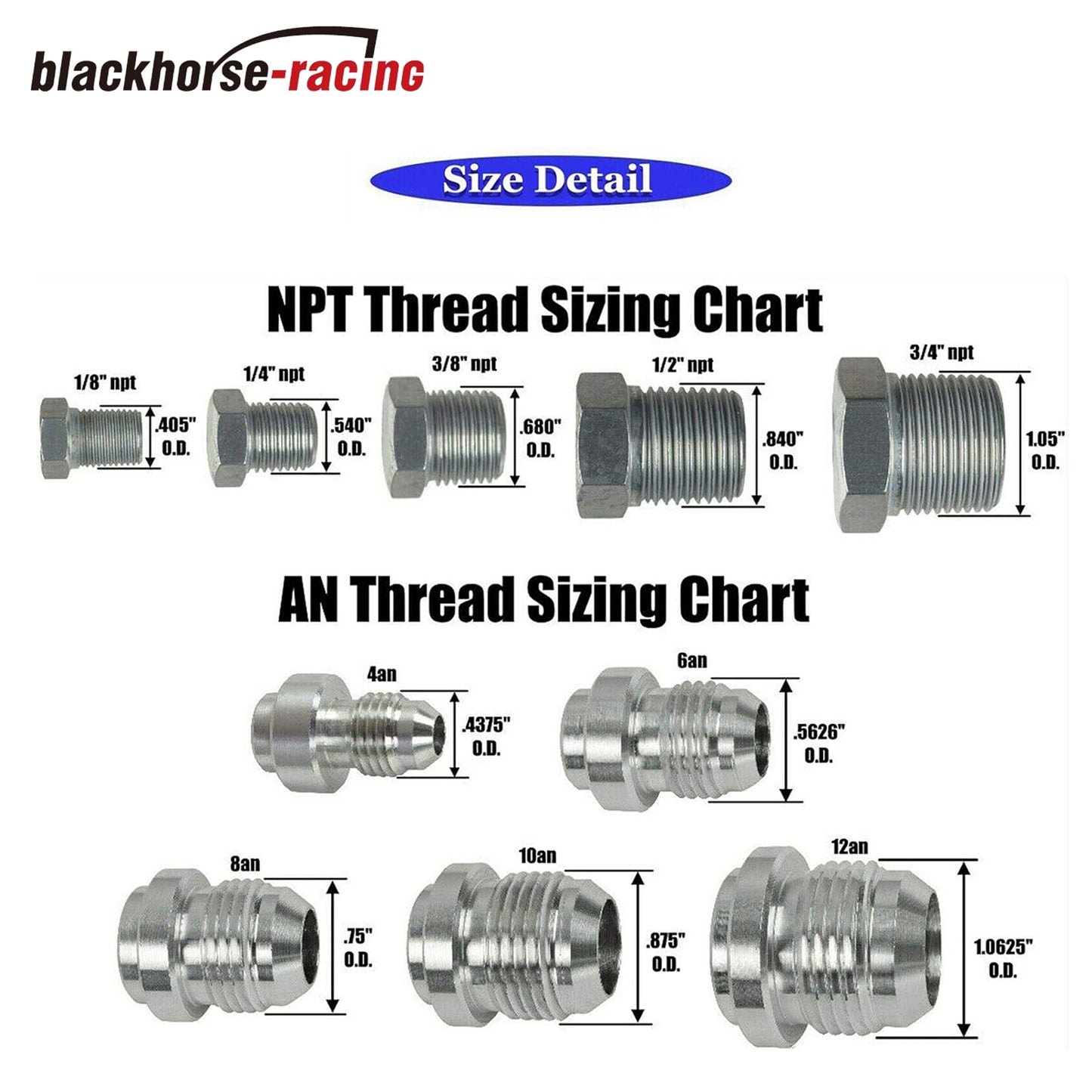 
                  
                    8AN to 3/8 NPT Male Hose Fitting Adapter, Universal Aluminum Flare Male 8AN to 3/8'' NPT Union Fuel Oil Line Pipe Connector Black Anodized
                  
                