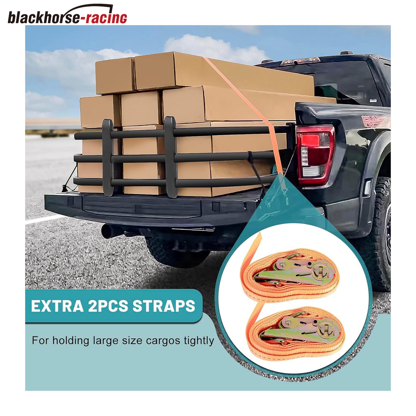
                  
                    Truck Bed Extender Retractable 59 to 69 inches Competible with Ford Ram Silverado Sierra Tundra, Universal Full-Size Truck Bed Tailgate Extension
                  
                