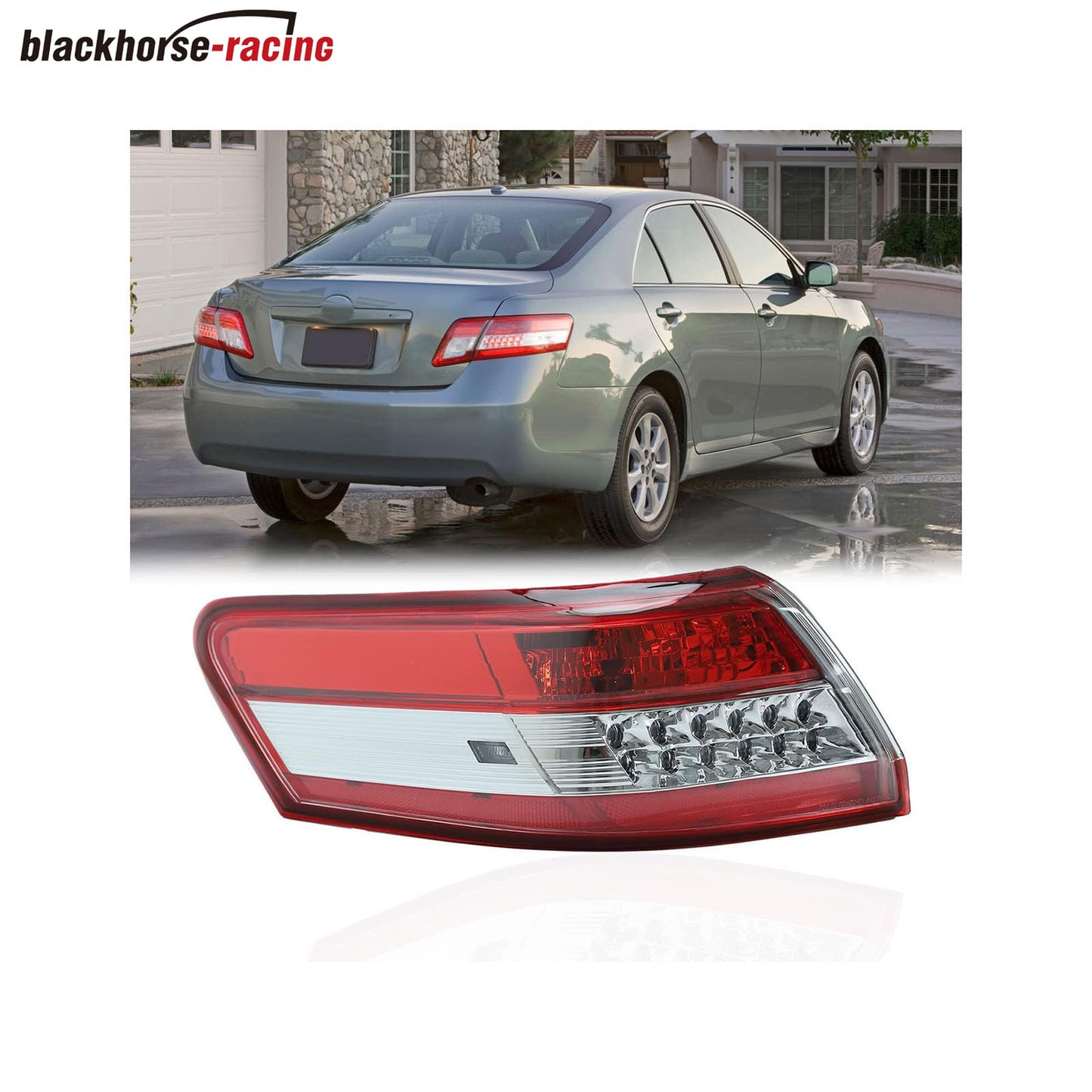 
                  
                    Rear Tail Light Brake Lamp Driver Left Side Compatible with 2010-2011 Toyota Camry 8156006340 TO2804106
                  
                