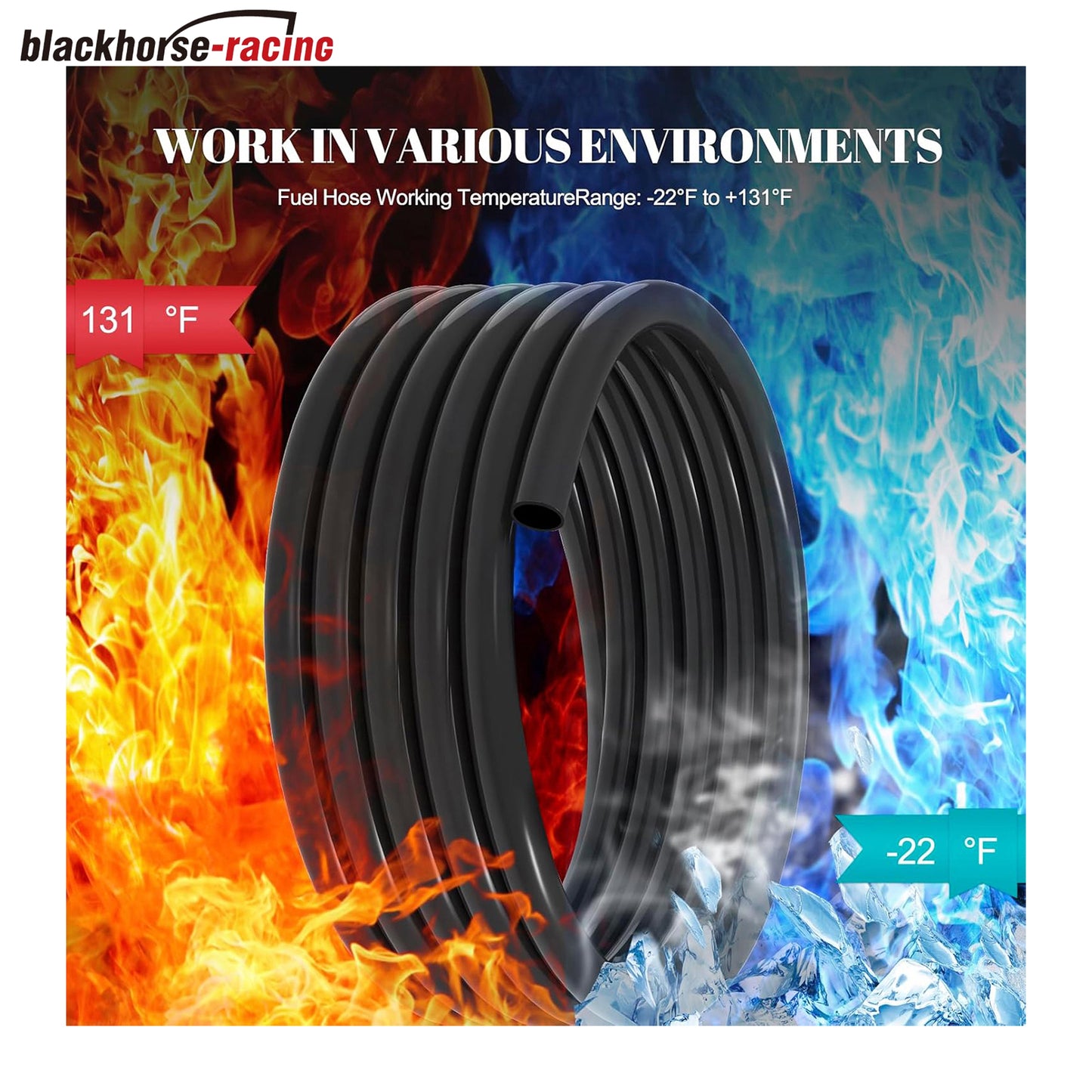 
                  
                    10FT 3/4" Fuel Transfer Hose,Farm Fuel Hose for Dispensing Gasoline Diesel Kerosene Biodiesel Black
                  
                