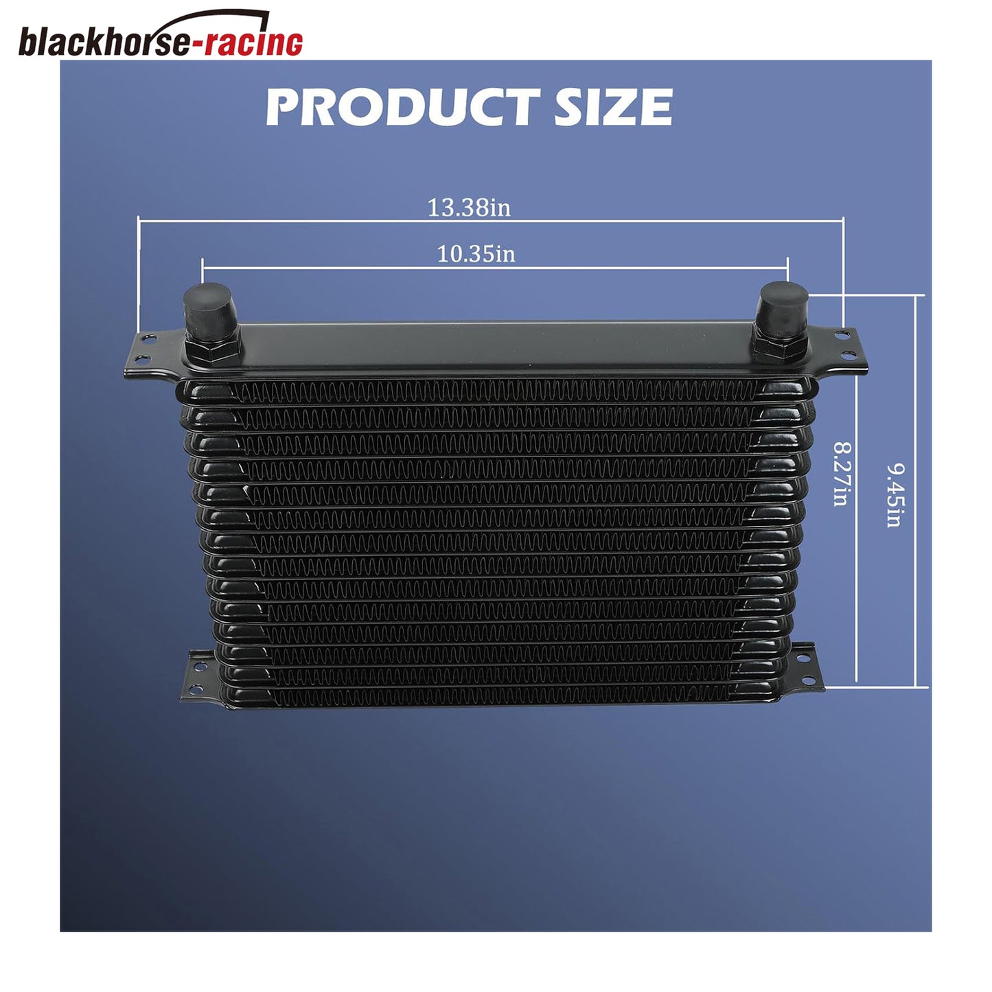 
                  
                    Universal 15 Row Radiator Remote Transmission Oil Cooler Aluminum with 10" Black Cooling Fan w/Kit Electric Radiator Cooling 12V 80W Mount Kit
                  
                