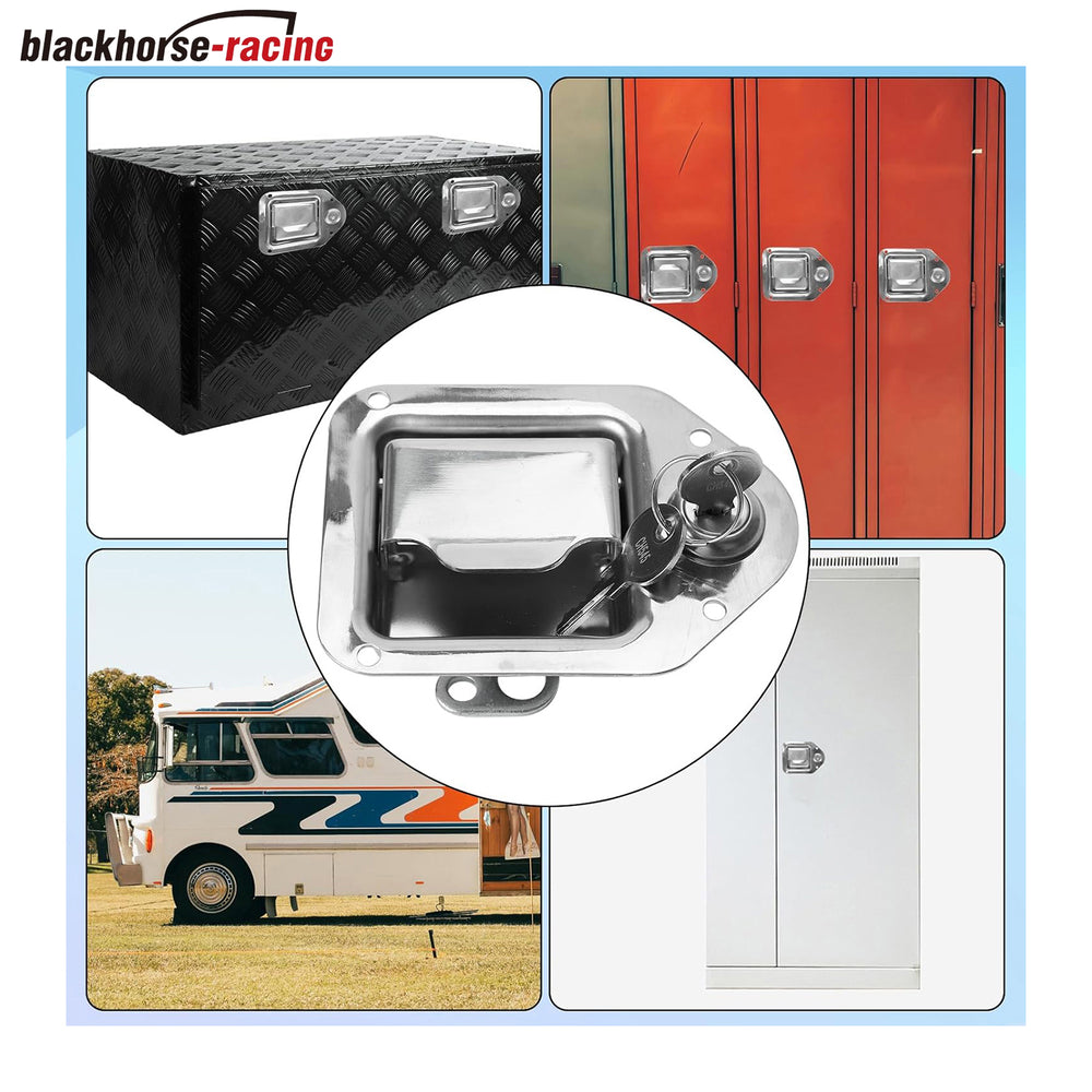 
                  
                    4.3 inch Truck Tool Box Latch Toolbox Replacement Stainless Steel Trailer Door Latch with Keys & Gasket,1 pcs
                  
                