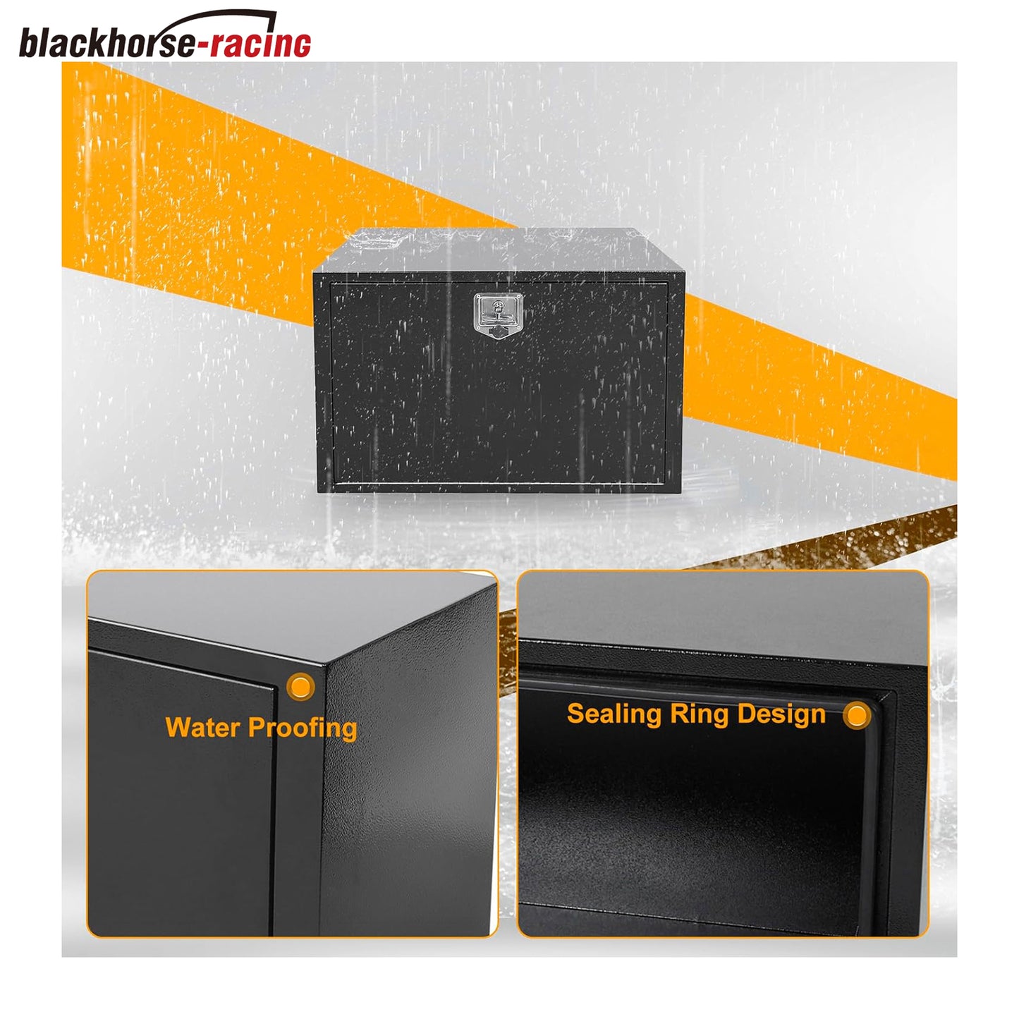 
                  
                    Underbody Truck Box Steel Storage Tool Box,36" L x 23" W x 23" H Tool Chest Organizer w/Lock and Keys For Pickup,Truck Bed, RV, Trailer,Heavy Duty Waterproof Blac box
                  
                