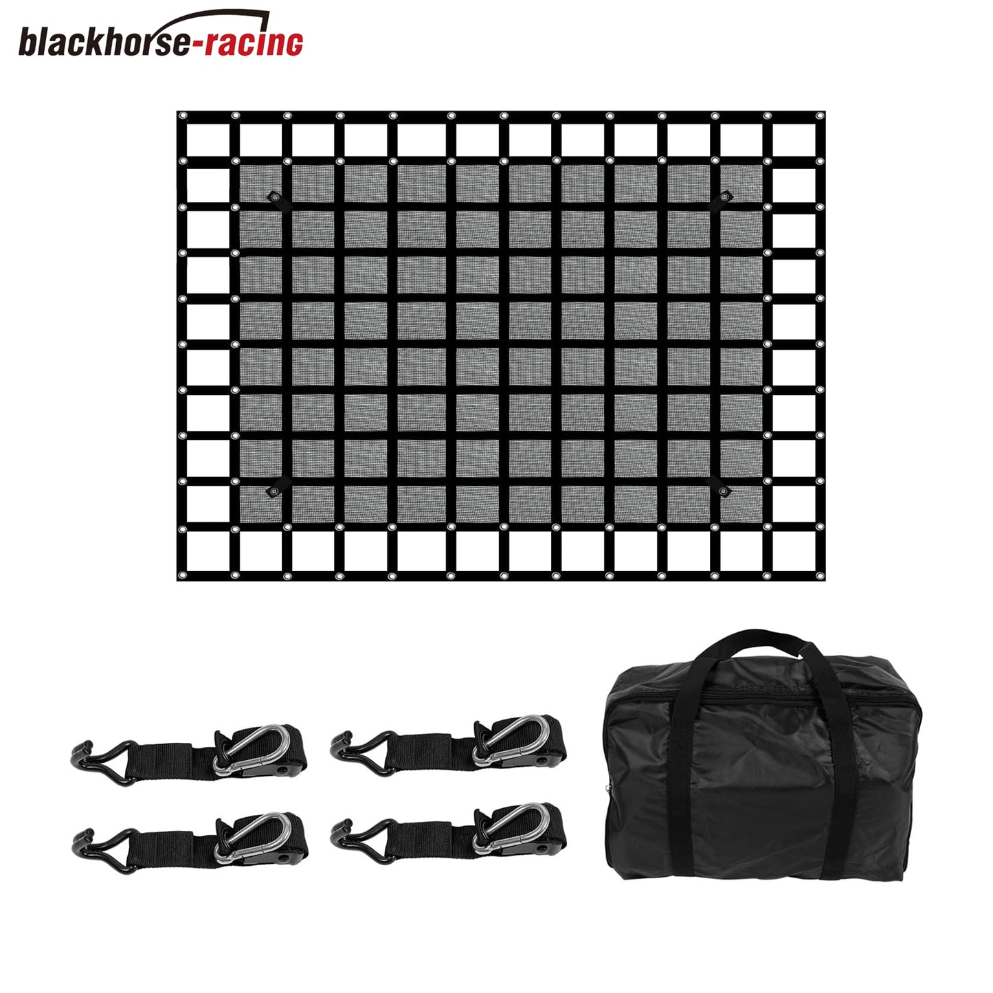 
                  
                    Heavy Duty Truck Cargo Net with Mesh, 6.75 ft x 8 ft 1500LBS Capicity Truck Bed Cargo Net, Stretchable Cargo Net with Straps & Cam Buckles & J-Hooks for Pickup Truck Bed (81" x 96")
                  
                