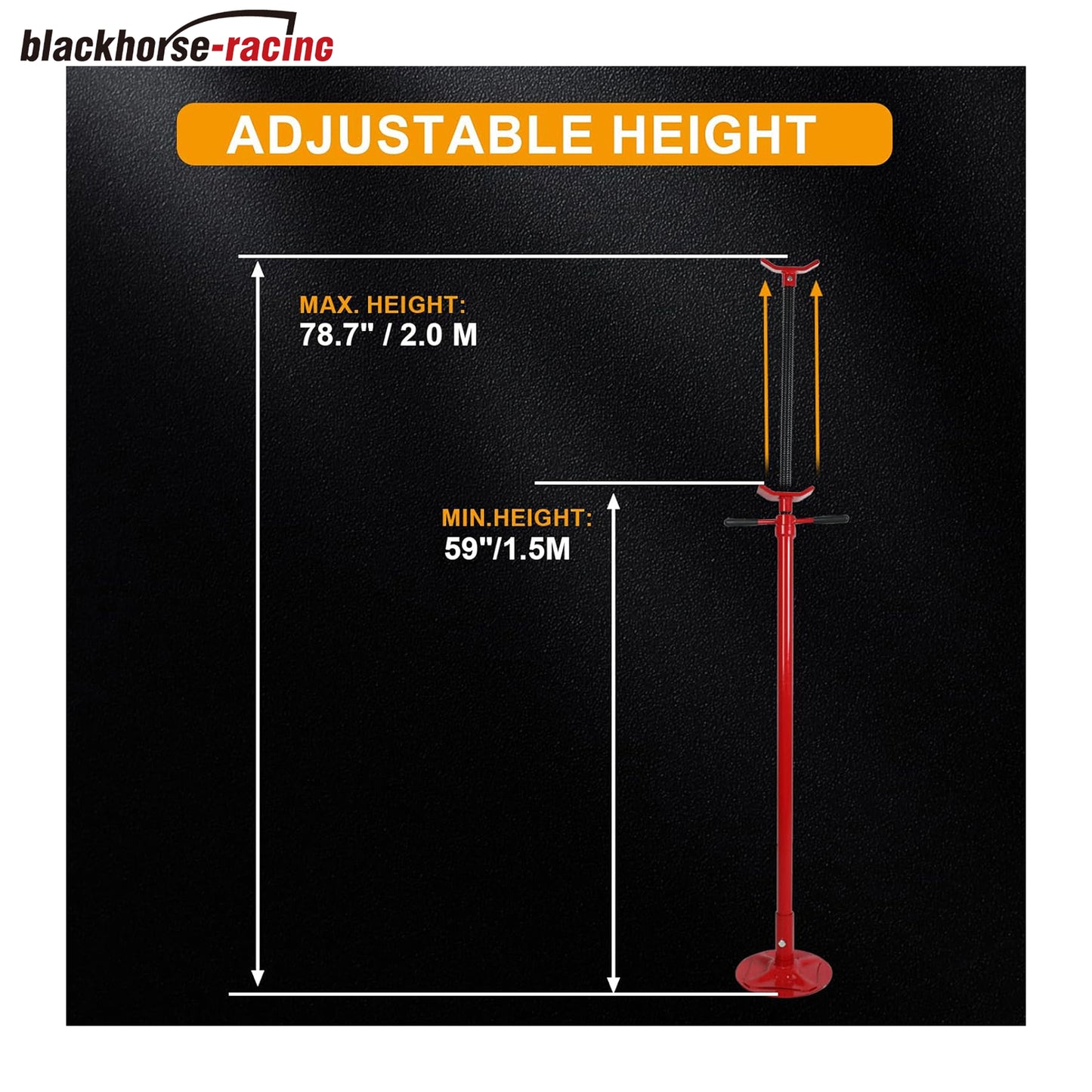 
                  
                    Underhoist Support Stand, 3/4 Ton Capacity, 12 Inch Diameter Base, Contoured Saddle, Bearing Mounted Spin Handle, Self-Locking Acme Threaded Screw
                  
                