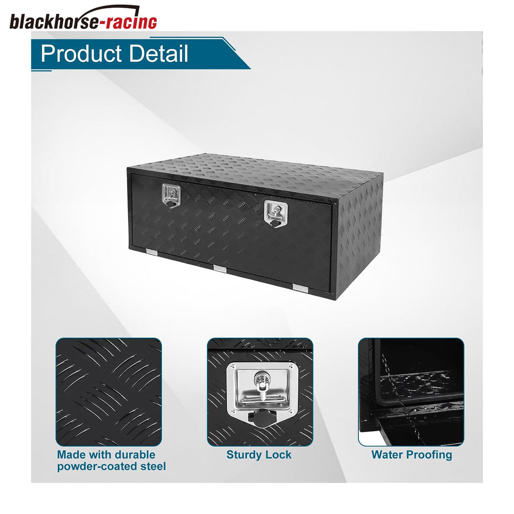 
                  
                    Aluminum Truck Tool Box,Underbody Tool Box Organizer for Pickup Truck,RV,Trailer,Tool Box for Bed of Truck,Waterproof Tool Box with T-Handle Latch and Keys,48"X18"X24"
                  
                