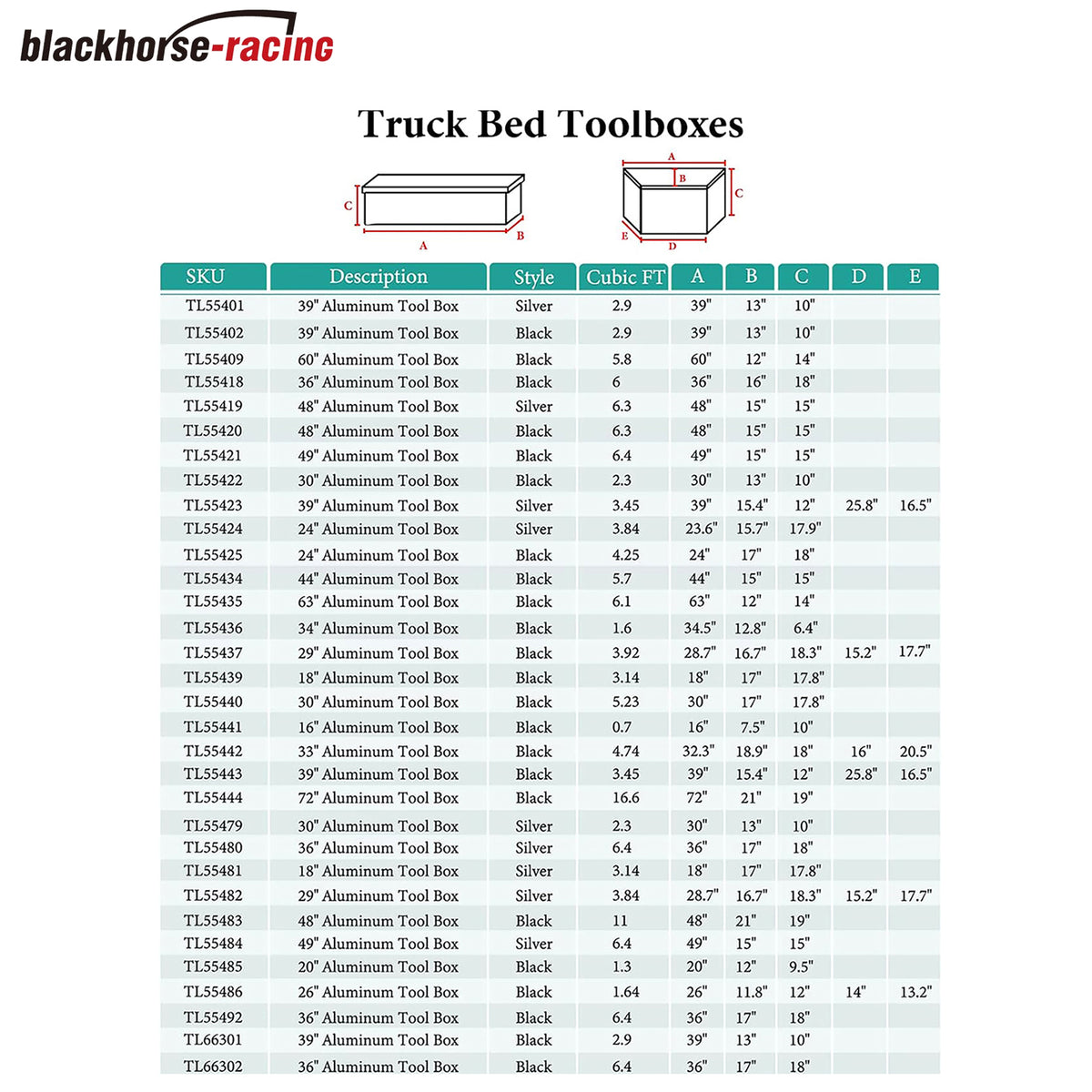 
                  
                    99.06 cm (length) × 33.02 cm (width) × 25.40 cm (height) – Aluminum truck toolbox, heavy-duty toolbox organizer, pickup truck chrome-plated lock, RV trailer toolbox; suitable for truck beds with waterproof black stripes.
                  
                