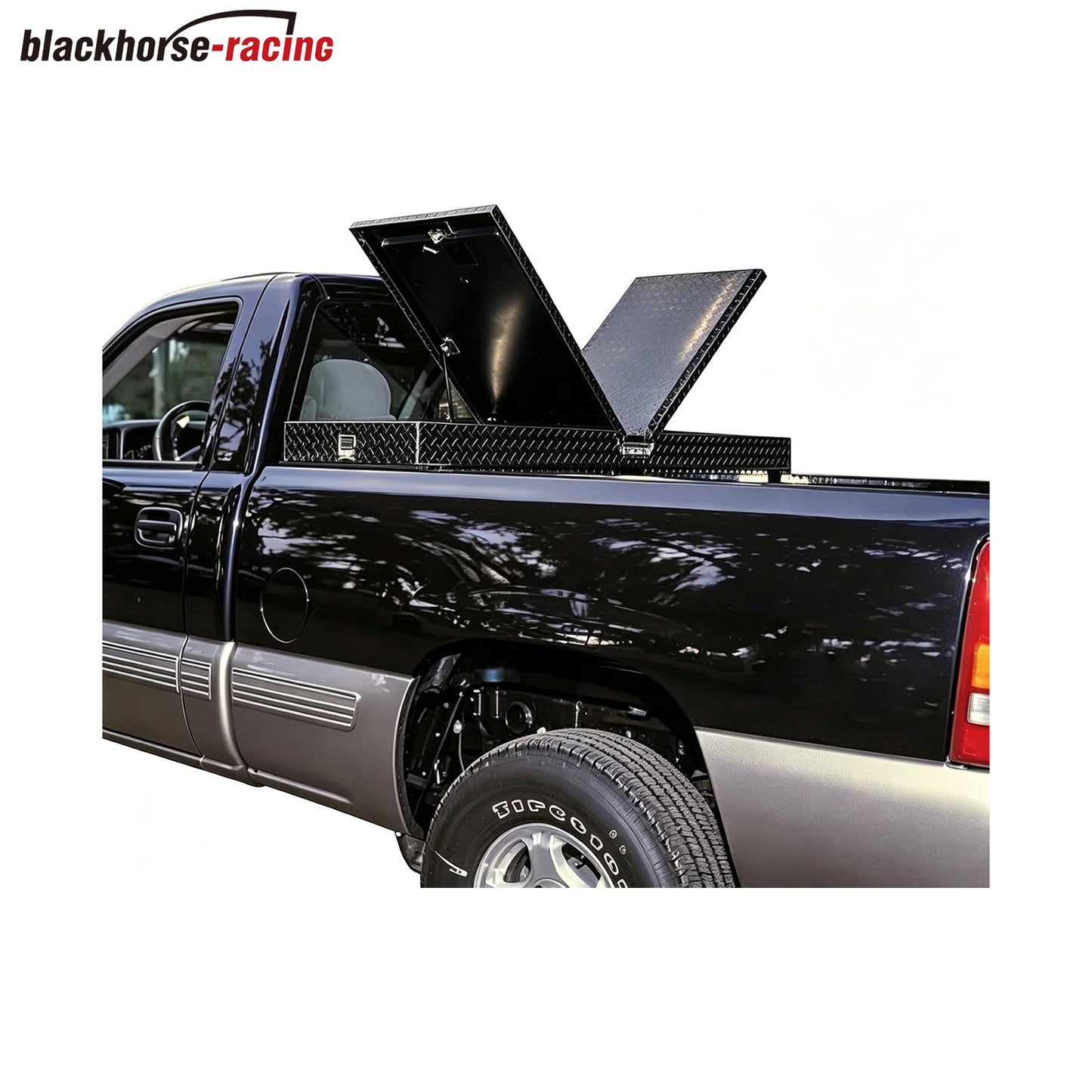 
                  
                    70 Inch Gull Wing Crossover Aluminum Truck Tool Box, Waterproof Side Pickup Truck Bed Storage Box with Lock and Key for RVs, ATVs, Trailer & Truck (Black, 70"x20"x13")
                  
                