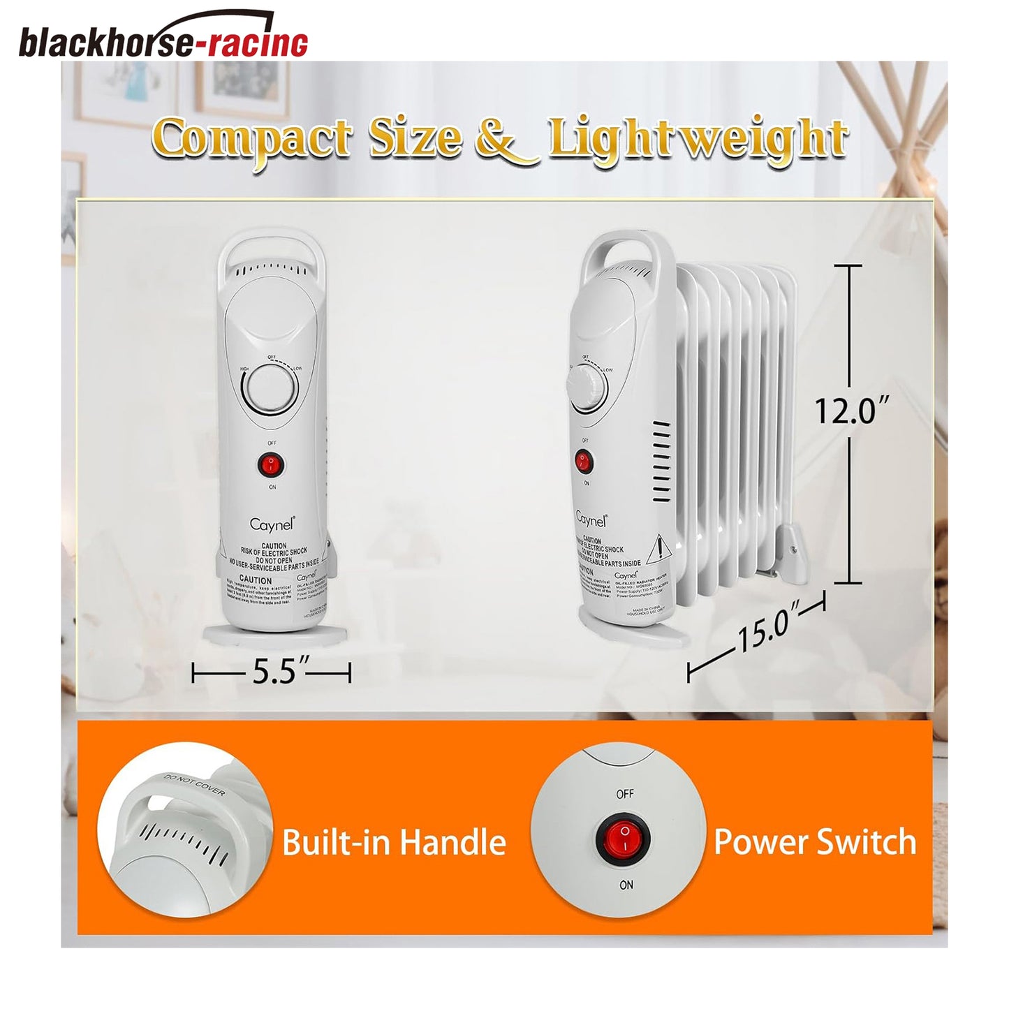 
                  
                    7-Fin Electric Indoor Space Heater, Quiet Portable Room Heat with Thermostat, Energy Saving, Full Room Heater with Safety Features, Fast Heating, White
                  
                