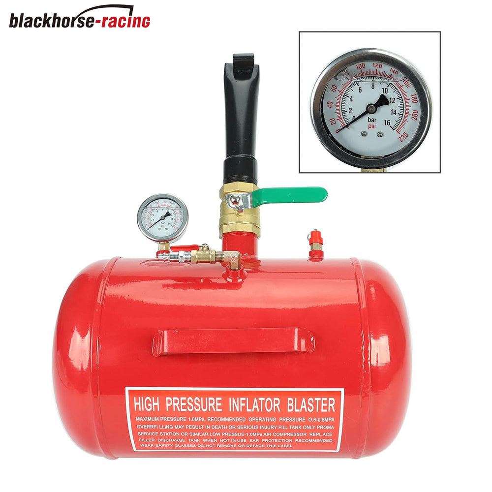 
                  
                    5 Gallon Air Tire Bead Seater - 145PSI Blaster Tool Seating Inflator w/Gauge Car Truck ATV Tank Heavy Duty - Red
                  
                