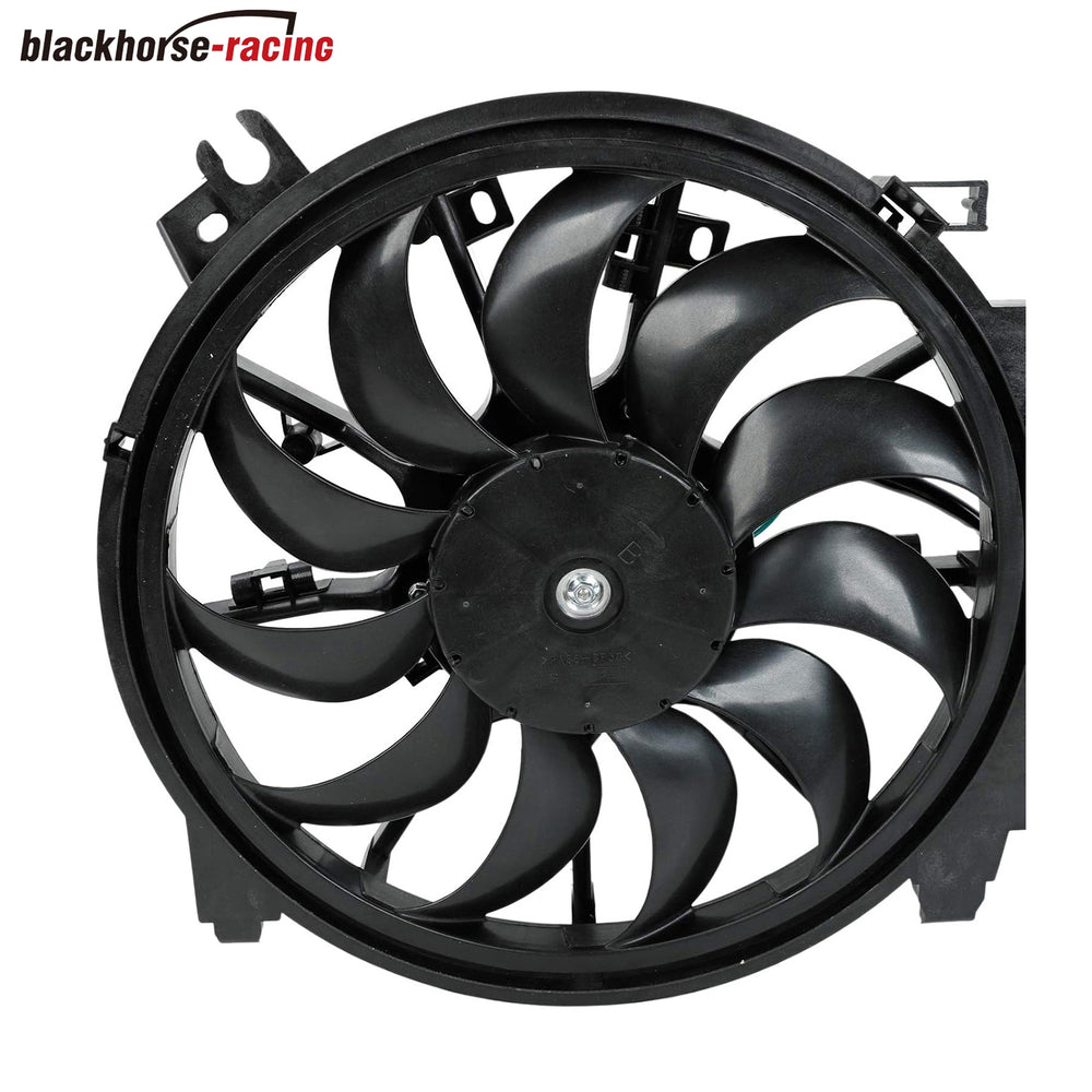 Dual AC Condenser Radiator Cooling Fan Assembly Compatible with 2007-2011 Nissan Altima Maxima #21481JA100 214819N00A 21484JA000 21481JA000 NI3115134 621660 620453