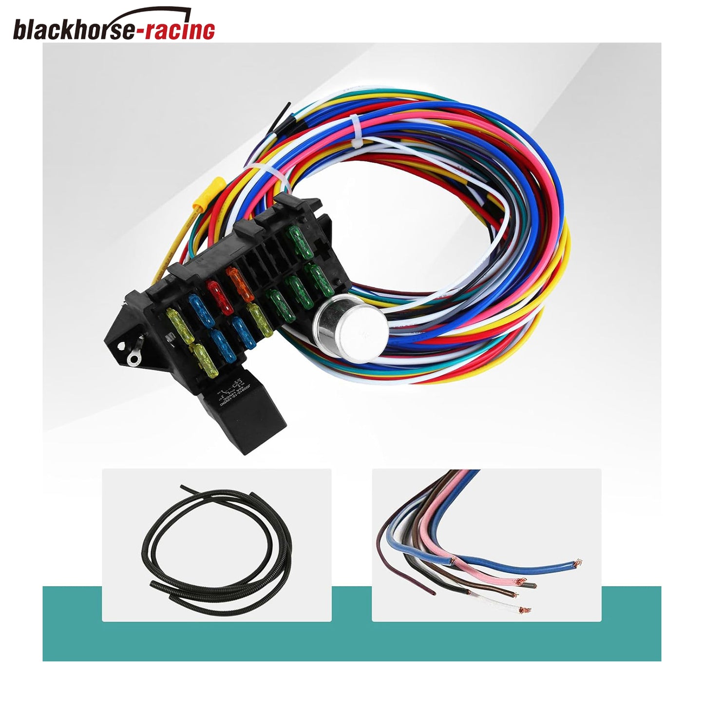 
                  
                    Universal 12 Circuit Wiring Wires Harness Fit for Muscle Car Hot Rod Street Rod XL Wires
                  
                