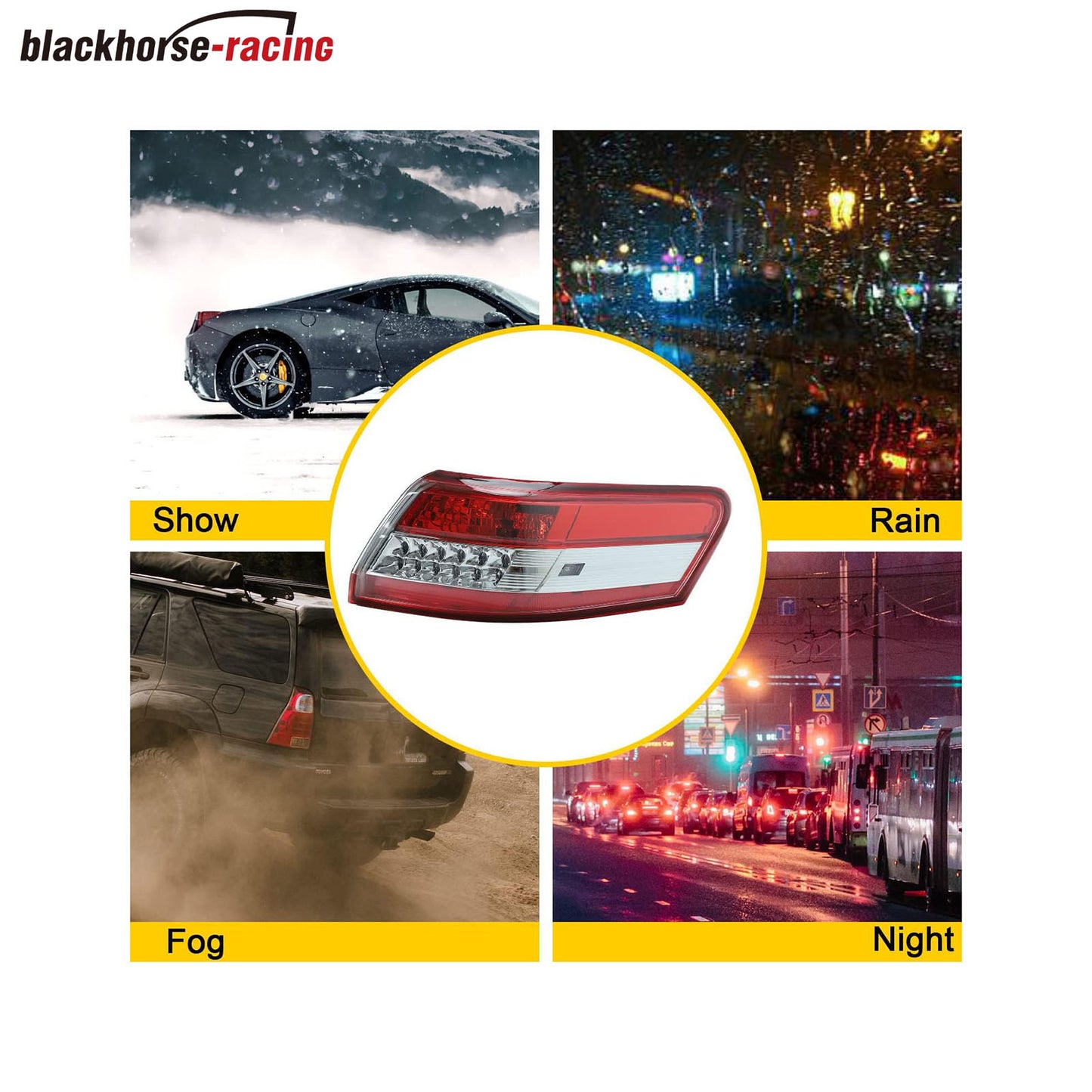
                  
                    Rear Tail Light Brake Lamp Passenger Right Side Compatible with 2010-2011 Toyota Camry 8155006340 TO2805106
                  
                