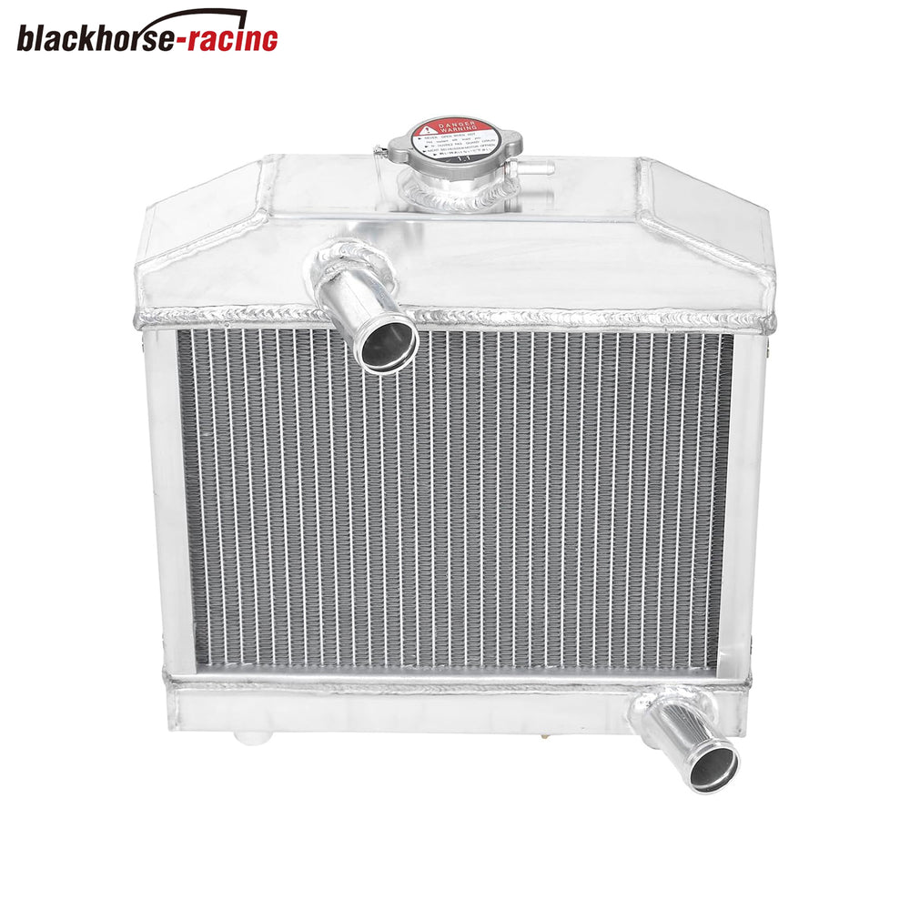 Aluminum Tractor Radiator Compatible with F-ord Y-ANMAR K-ubota L-incoln Welder (2 Row, K-ubota B6100 B7100)
