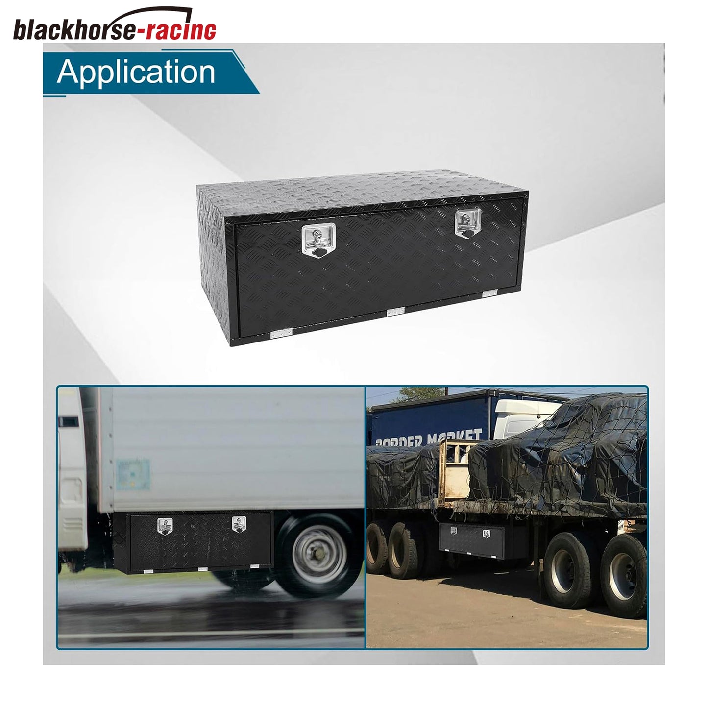 
                  
                    Aluminum Truck Tool Box,Underbody Tool Box Organizer for Pickup Truck,RV,Trailer,Tool Box for Bed of Truck,Waterproof Tool Box with T-Handle Latch and Keys,48"X18"X24"
                  
                