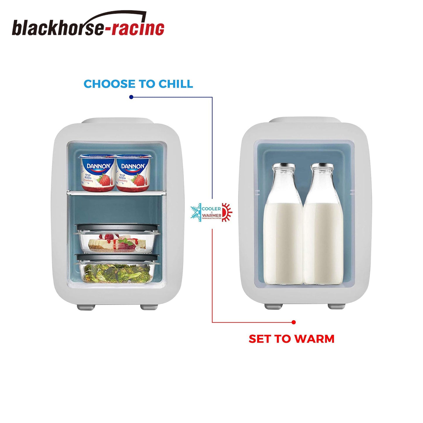 
                  
                    Mini Fridge Cooler and Warmer, (4Liter / 6Can) Portable Compact Personal Fridge, AC/DC Thermoelectric System, 100% Freon-Free Eco Friendly for Home, Office and Car
                  
                