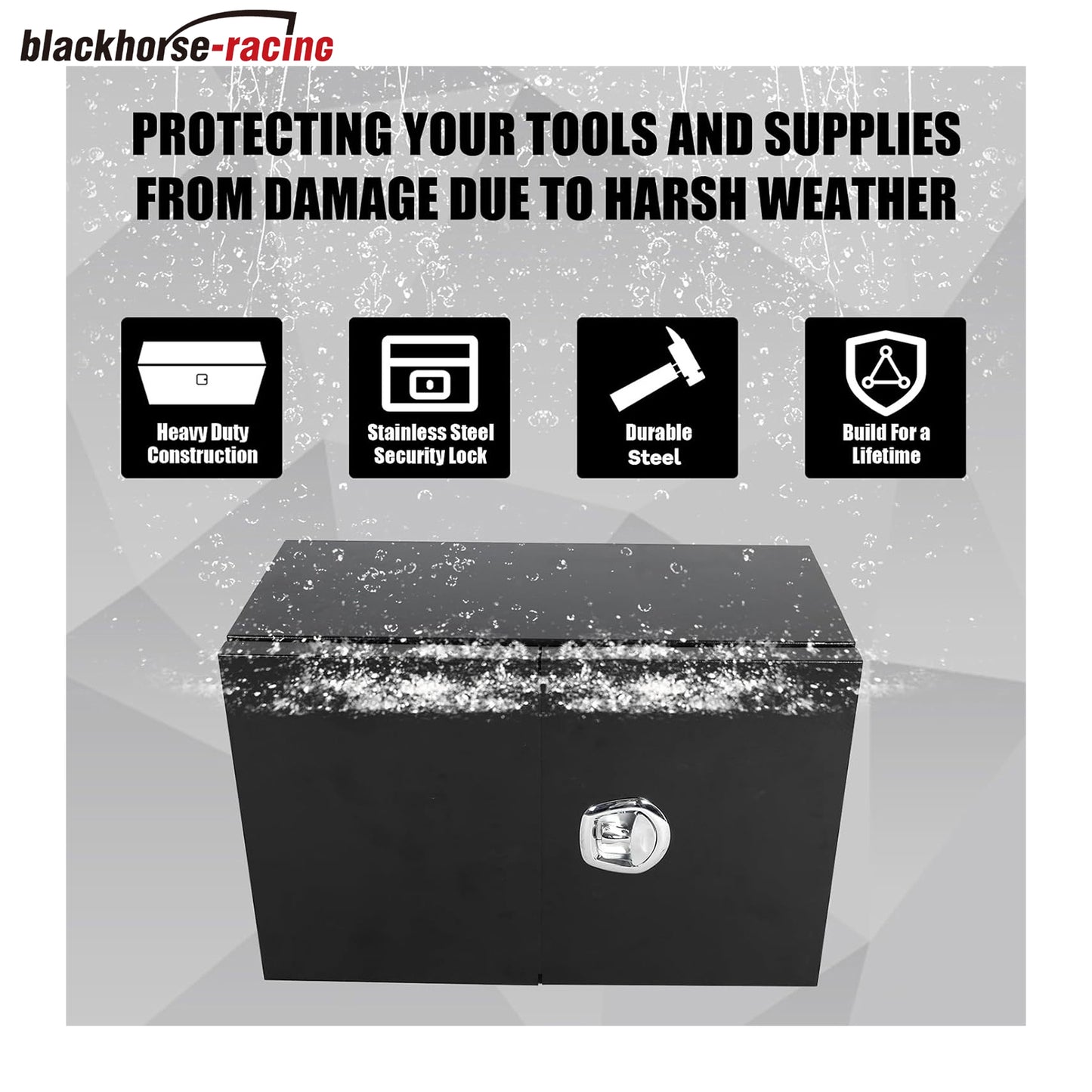 
                  
                    36 Inch Underbody Truck Box Steel with Barn Door,36" x 18" x 24" Tool Storage Organizer Toolbox For Pickup,Truck Bed,Van,Trailer,Heavy Duty Waterproof Black box
                  
                