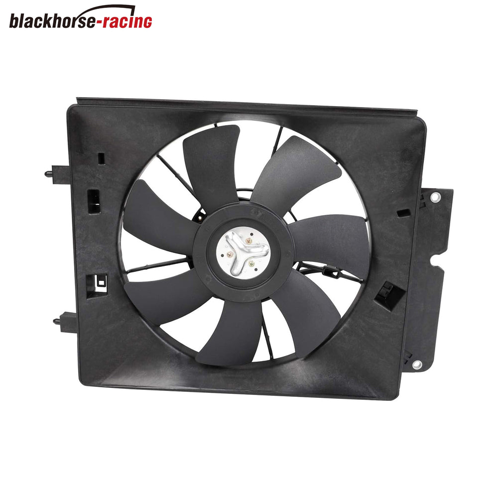 Air Radiator Condenser Cooling Fan Assembly Motor Shroud Compatible with 2002-2006 CR-V CRV A/C 2003-2006 Element A/C # 38611PNA00, 38616P3G003