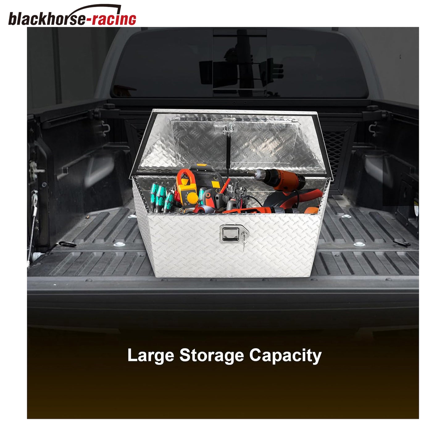 
                  
                    Aluminum Stripes Tool Box, Heavy Duty Storage Tool Box, 39 x 15 x 12 inch Waterproof Storage Organizer with Lock and Keys, Truck Underbody Box Compatible with Truck Bed RV Trailer ATV ﻿
                  
                