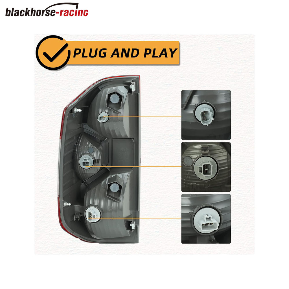 Right Passenger Side Rear Tail Light Brake Lamp Assembly Housing, Compatible with Toyota Tundra 2014 2015 2016 2017 2018 2019 2020 2021, Replace 81550-0C101, TO2801193