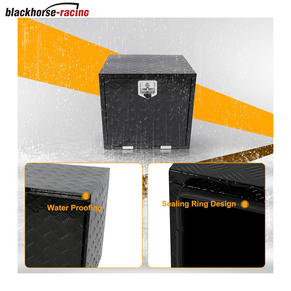 
                  
                    24 Inch Underbody Truck Tool Box Aluminum Storage Tool Box,24" x 24" x 24" Toolbox Organizer w/Lock and Keys For Pickup,Truck Bed, RV, Trailer,Heavy Duty Waterproof Black box
                  
                