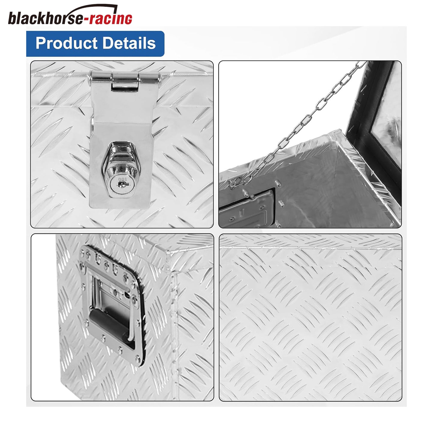 
                  
                    39 Inch Truck Tool Box Aluminum Stripes Truck Bed Tool box for Truck,Pickup,RV,Trailer,Waterproof Storage Organizer with Side-Handles,Lock and Keys-Silver
                  
                