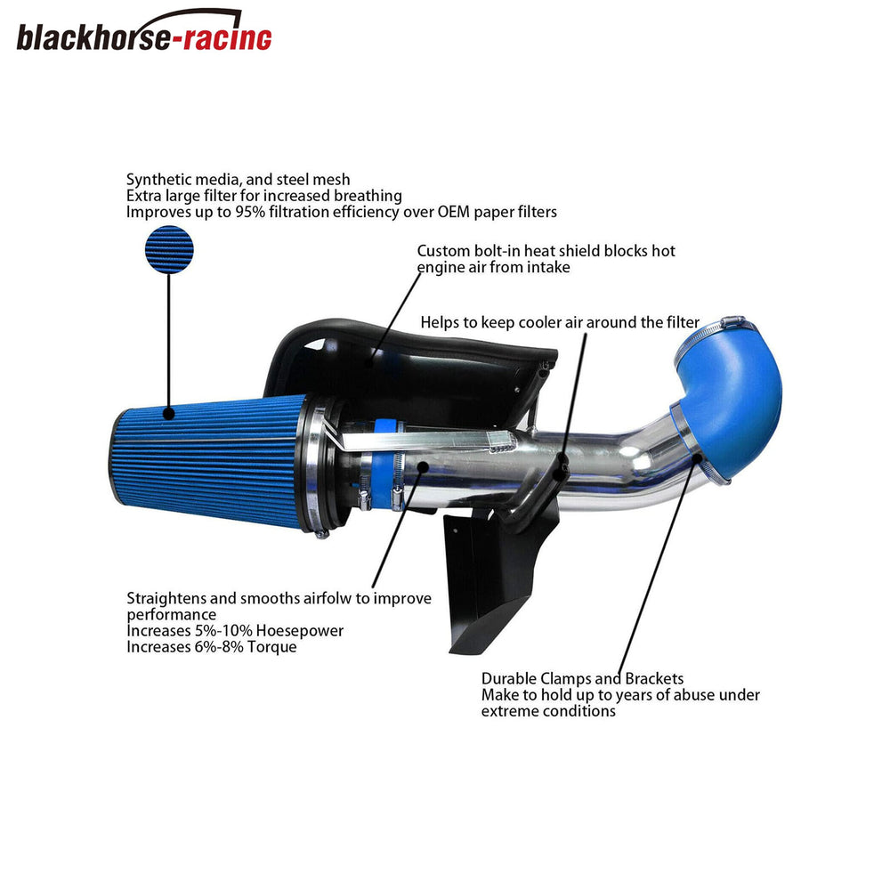 
                  
                    4" Cold Air Intake System Kit Compatible with 1999-2006 Chevy/GMC/Cadillac (Avalanche Suburban Tahoe Silverado Sierra Yukon Escalade) 4.8L 5.3L 6.0L V8
                  
                