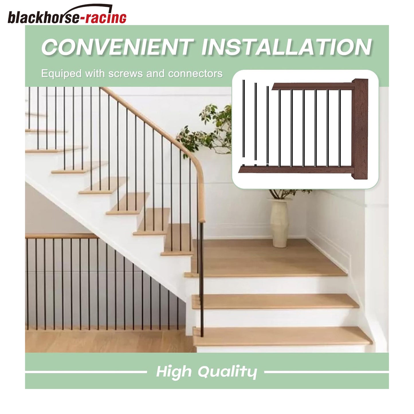 
                  
                    101 Pack 26 Inch Aluminum Deck Balusters 3/4" Diameter Hollow Round Balusters for Deck Railing Deck Spindles with Screws for Railing Fencing Balusters Staircase Spindles with Connectors
                  
                