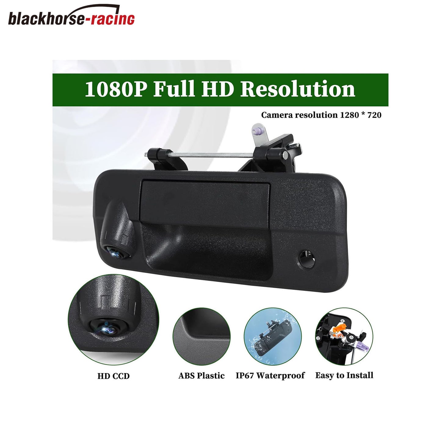 
                  
                    Tailgate Handle Rear View Backup Camera Compatible with Toyota Tundra 2007-2013 Replace for 690900C051, Waterproof Reverse Camera with 170° Rear Viewing Angle
                  
                