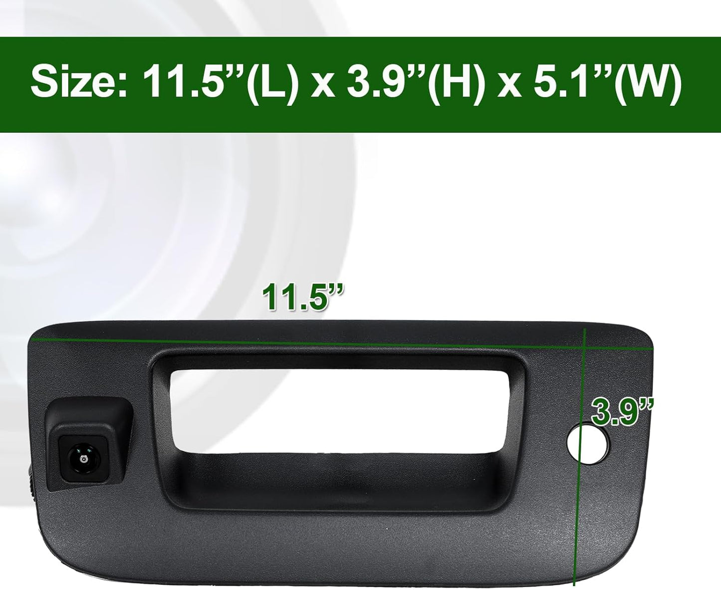 
                  
                    Tailgate Handle Backup Camera Compatible with Chevy Silverado 2007-2013, Tailgate Camera with 1080P 170° Wide Angle Compatible with GMC Sierra OE 22755304 Backup Camera
                  
                