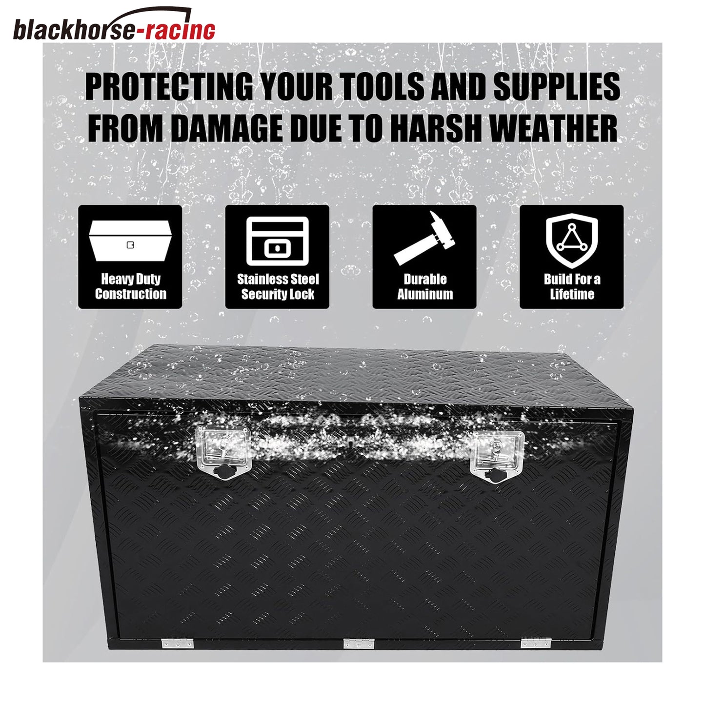 
                  
                    Aluminum Truck Tool Box,Underbody Tool Box Organizer for Pickup Truck,RV,Trailer,Tool Box for Bed of Truck,Waterproof Tool Box with T-Handle Latch and Keys,48"X24"X24"
                  
                