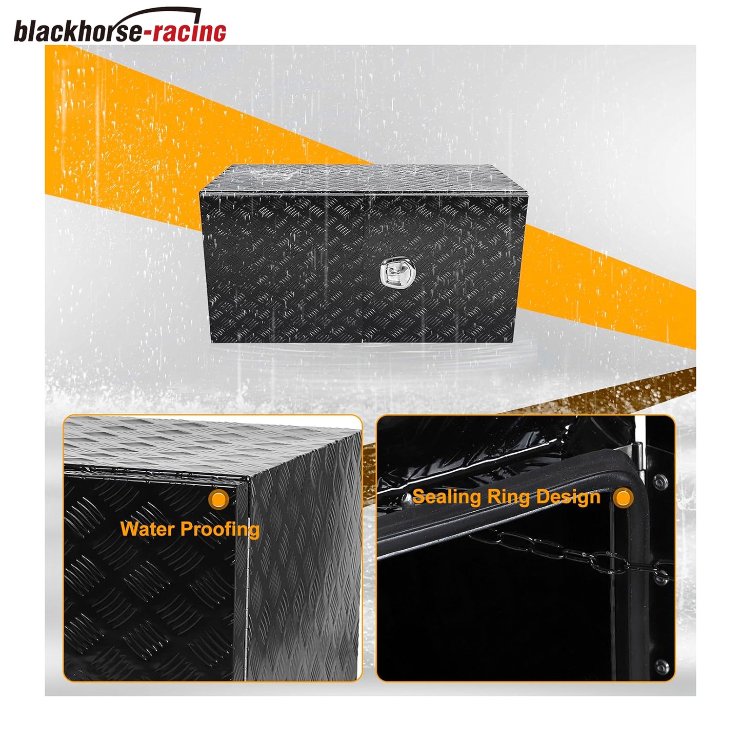 
                  
                    48 Inch Underbody Truck Box Aluminum with Barn Door,48" x 24" x 24" Tool Storage Organizer Toolbox For Pickup,Truck Bed,Van,Trailer,Heavy Duty Waterproof Black box
                  
                