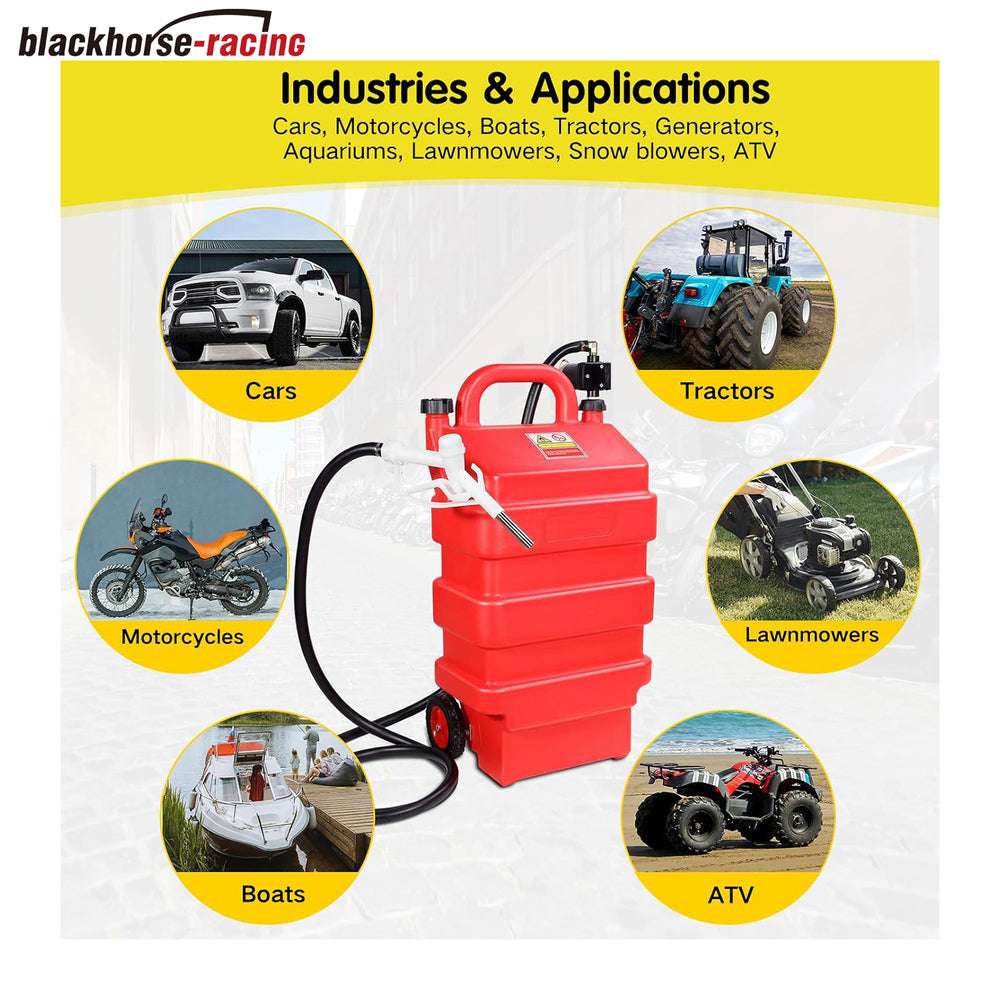 
                  
                    16 Gallon 60L Portable Fuel Caddy Tank with 12V DC Electric Gasoline Diesel Fuel Transfer Pump, Switch Control, Wheels, for Gasoline Diesel Kerosene & More
                  
                