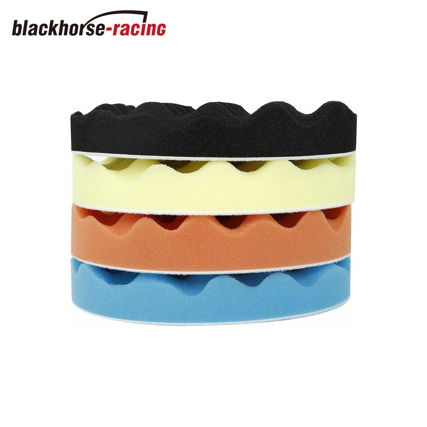 
                  
                    4 Pieces 7inch Car Polisher Soft Wave Foam Black & Orange & Blue& Yellow Waffle Pad Buffing Sponge Pads
                  
                