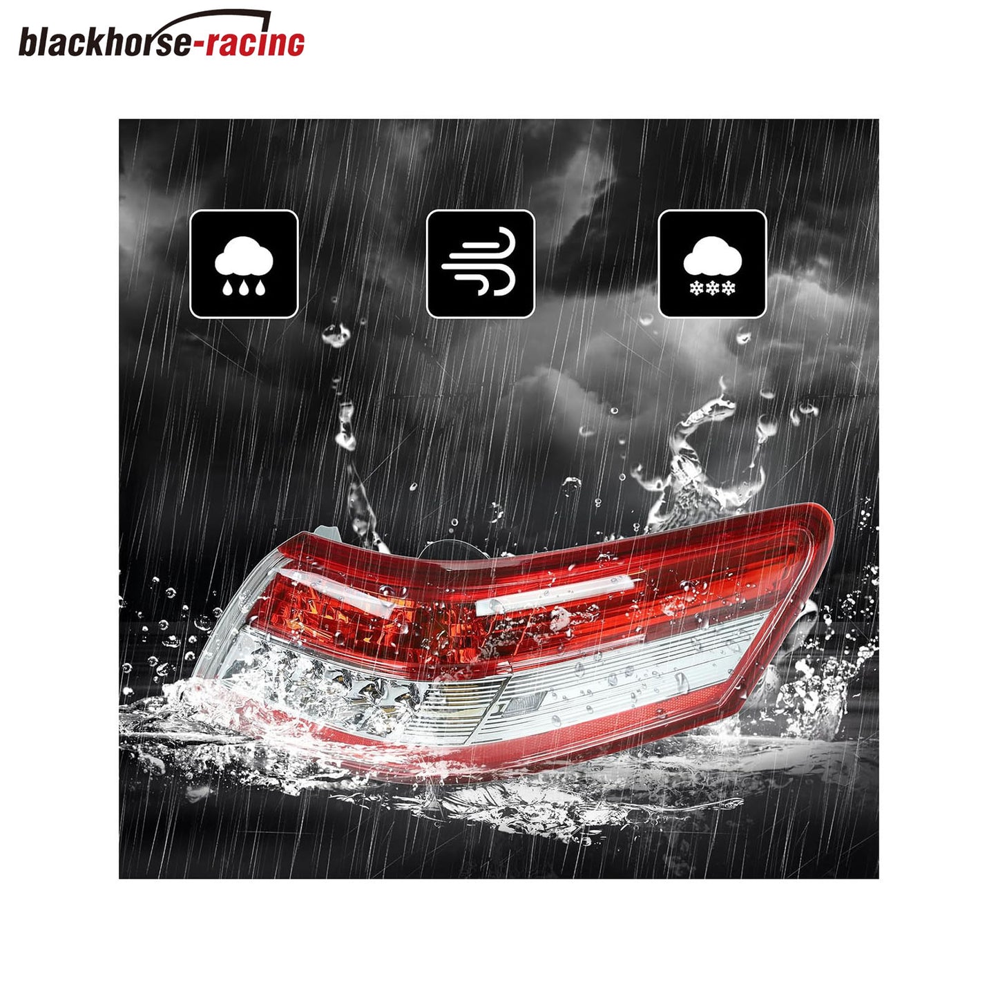 
                  
                    Rear Tail Light Brake Lamp Passenger Right Side Compatible with Toyota Camry 2010-2011 (Submodel: Base, LE, SE, XLE)
                  
                