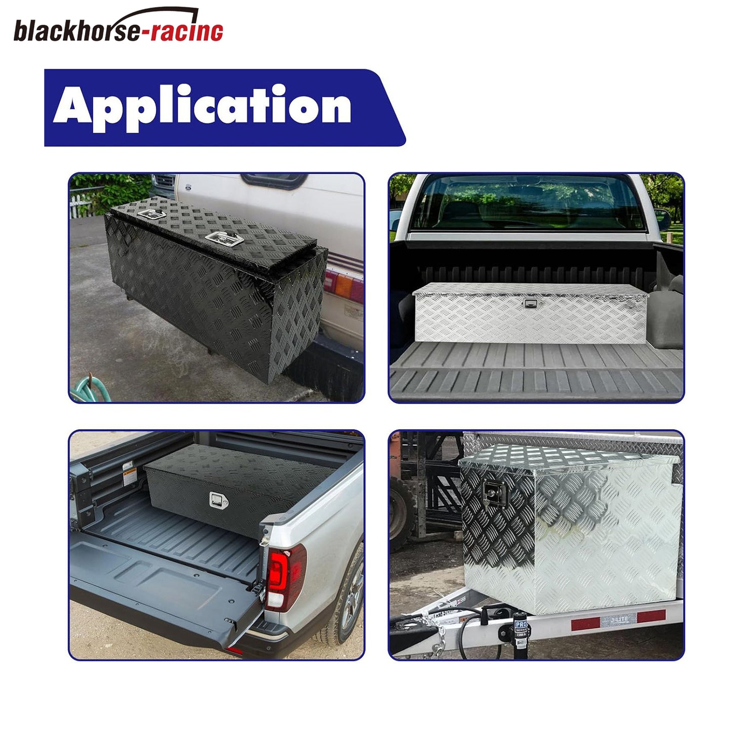 
                  
                    39"X15.4"X12" Silver Aluminum Pick-Up Truck Bed Tool Box Wide Utility Trailer Tongue Storage Tool Box 5 Bar Tread
                  
                