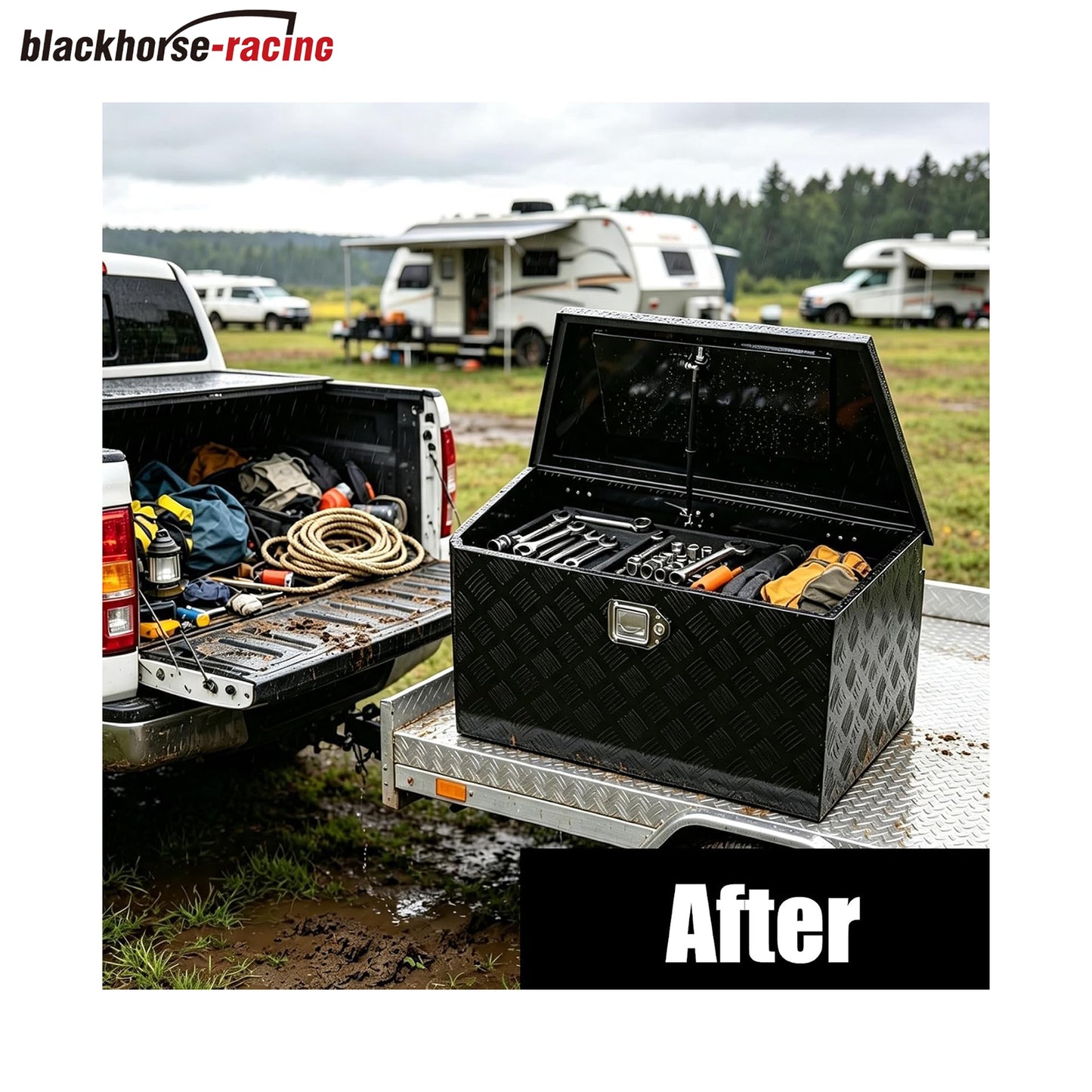 
                  
                    39-inch (approximately 99.1 cm) aluminum trailer tongue box – Heavy-duty toolbox with chest storage
                  
                
