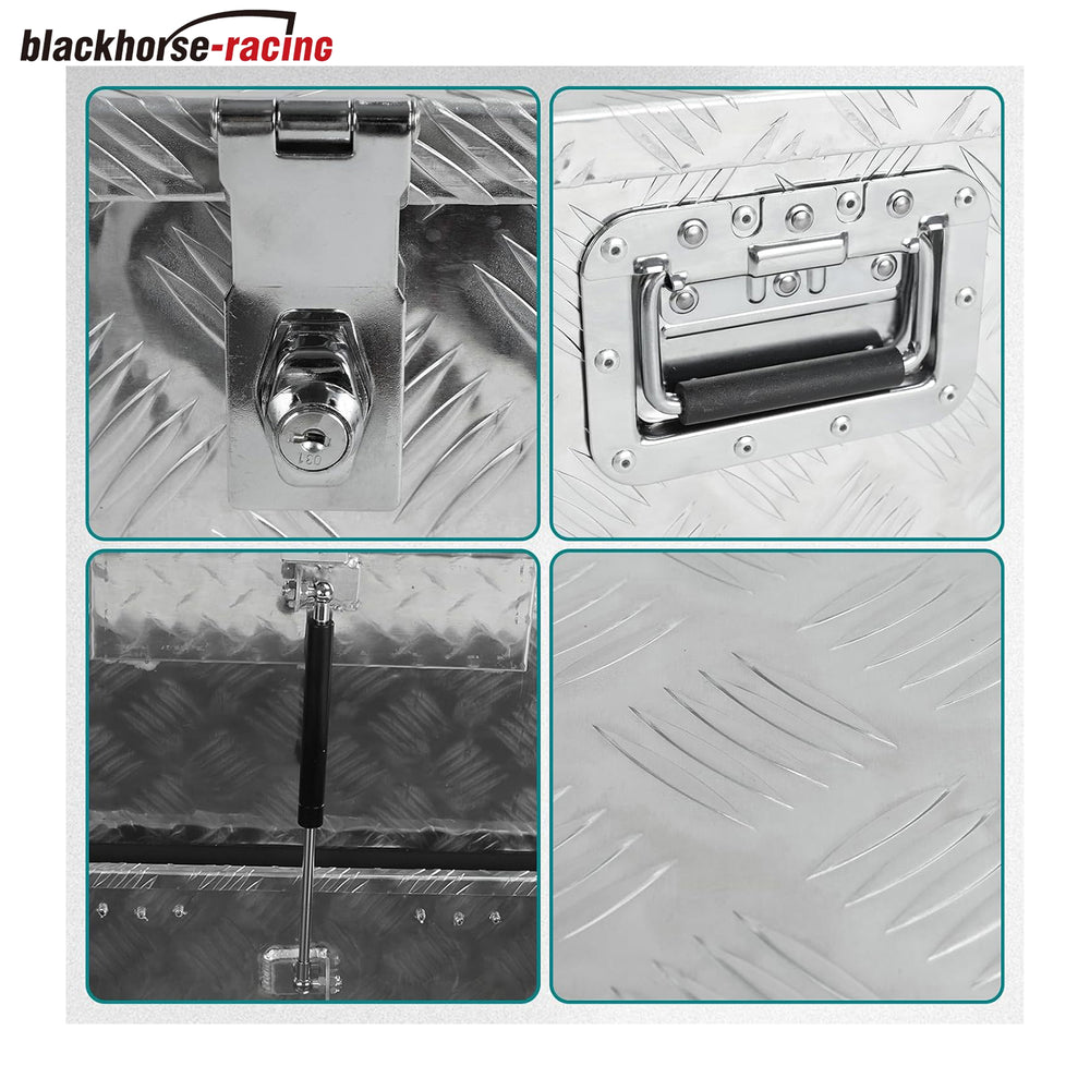 
                  
                    20"X 12"X 9.5" Aluminum Heavy Duty Tool Box Organizer With Chrome Lock for Pickup Truck Bed, RV, Trailer - Waterproof Storage, Silver
                  
                