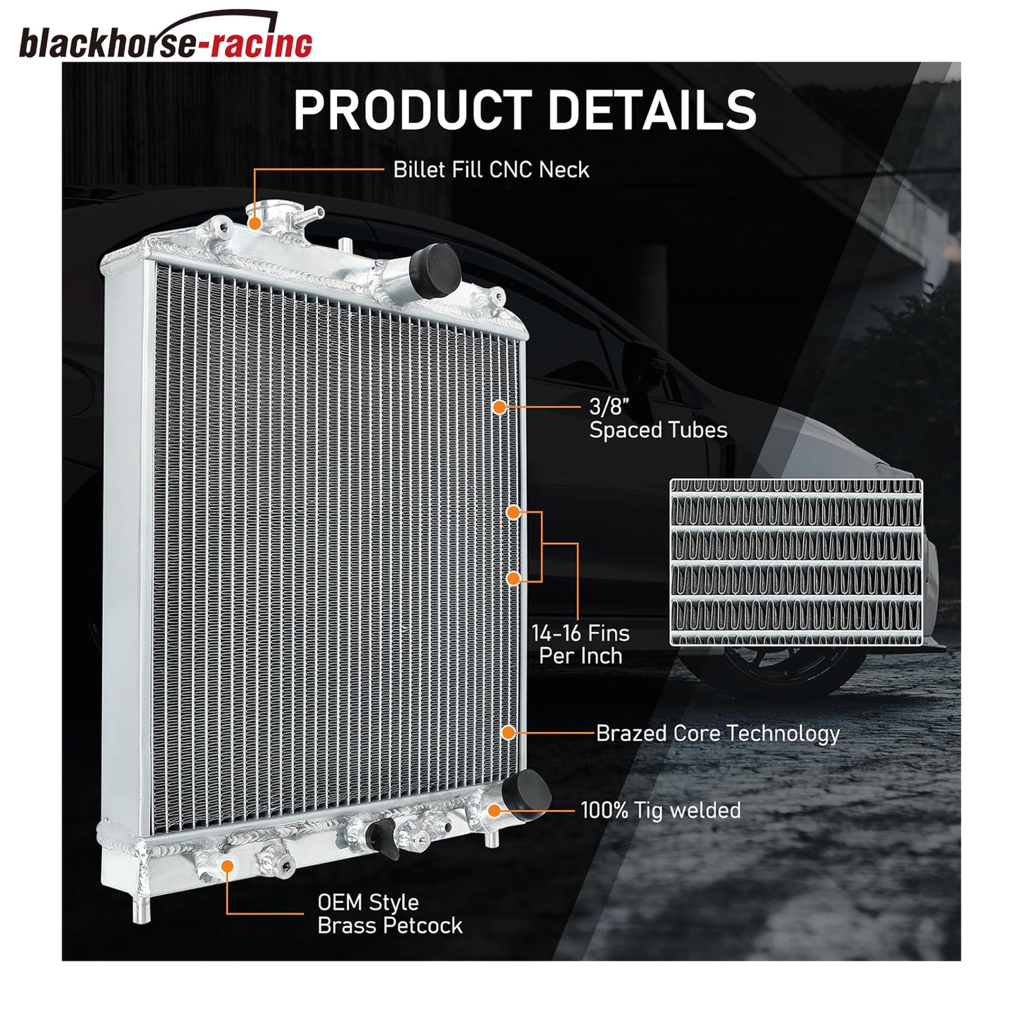 
                  
                    3Row Aluminum Core Cooling Radiator For 1992-2000 Civic EG EK/DEL SOL/Integra
                  
                