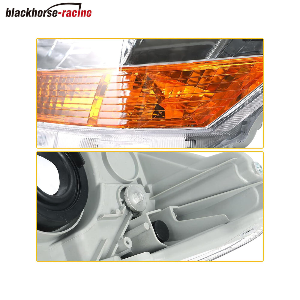 
                  
                    Chrome Housing Headlights Headlamps Assembly with Amber Corner Compatible with 2007-2011 Toyota Yaris Driver and Passenger Side 8117052740 8113052750
                  
                