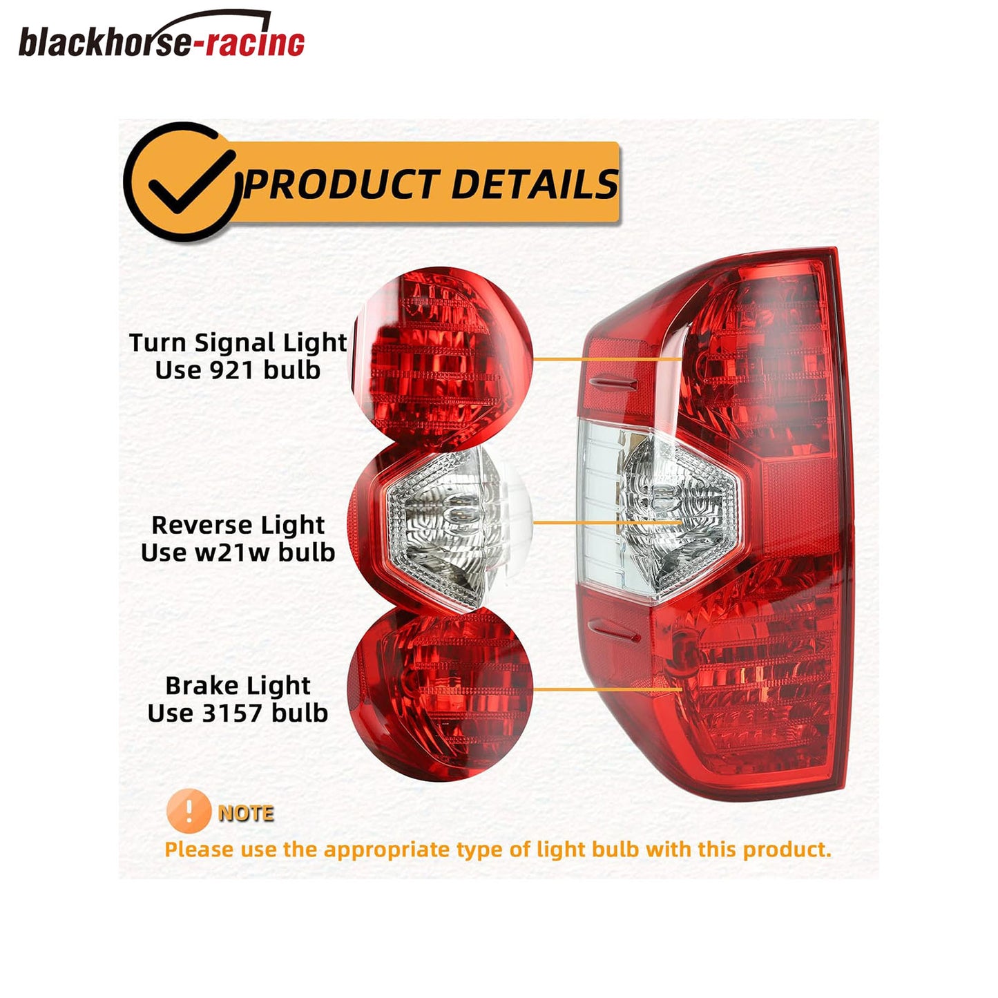 
                  
                    Left Driver Side Rear Tail Light Brake Lamp Assembly Housing, Compatible with Toyota Tundra 2014 2015 2016 2017 2018 2019 2020 2021, Replace 81560-0C101, TO2800193
                  
                