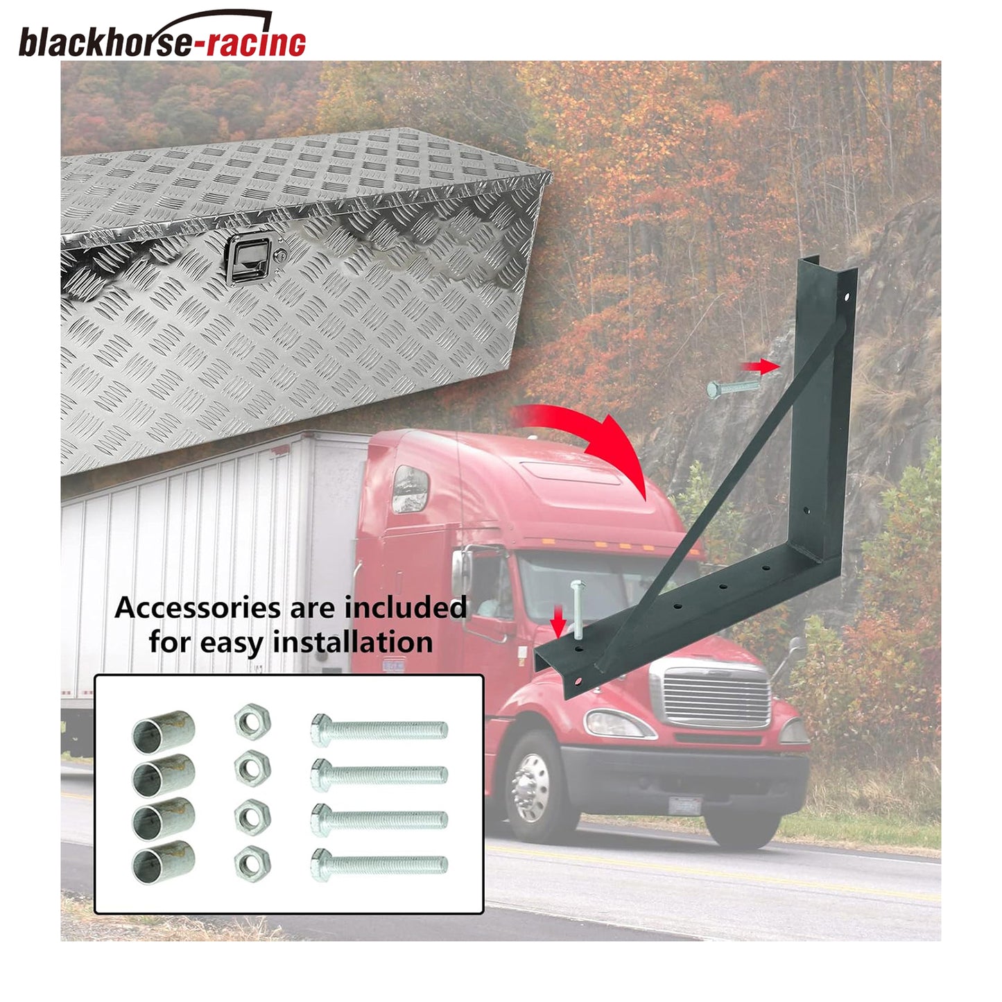 
                  
                    Underbody Truck Tool Box Mounting Brackets Kit, Welded Formed Steel Mounting Brackets with Screws Spacers and Sleeves Bolts for Underbody Truck Bed Tool Box, 17.7X 17.7 Inch, Set of 2
                  
                