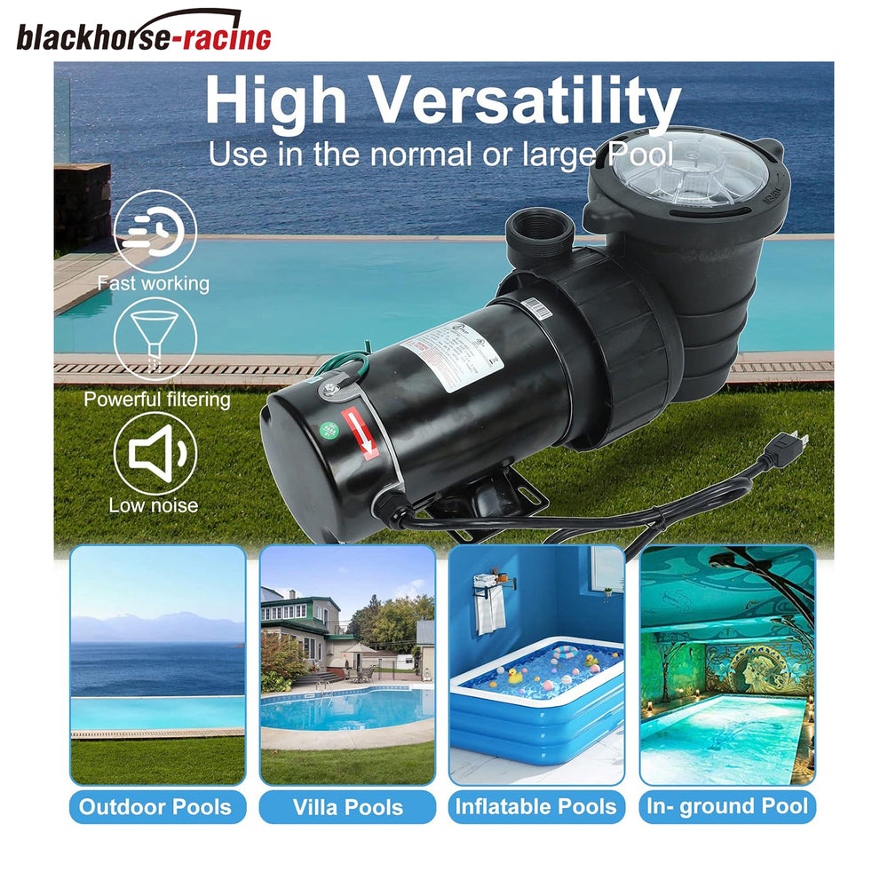 
                  
                    1.5 HP In/Above Ground Swimming Pool Pump, 110V 5580GPH Single Speed Pool Water Pumps lnground Above Ground with Filter Basket
                  
                